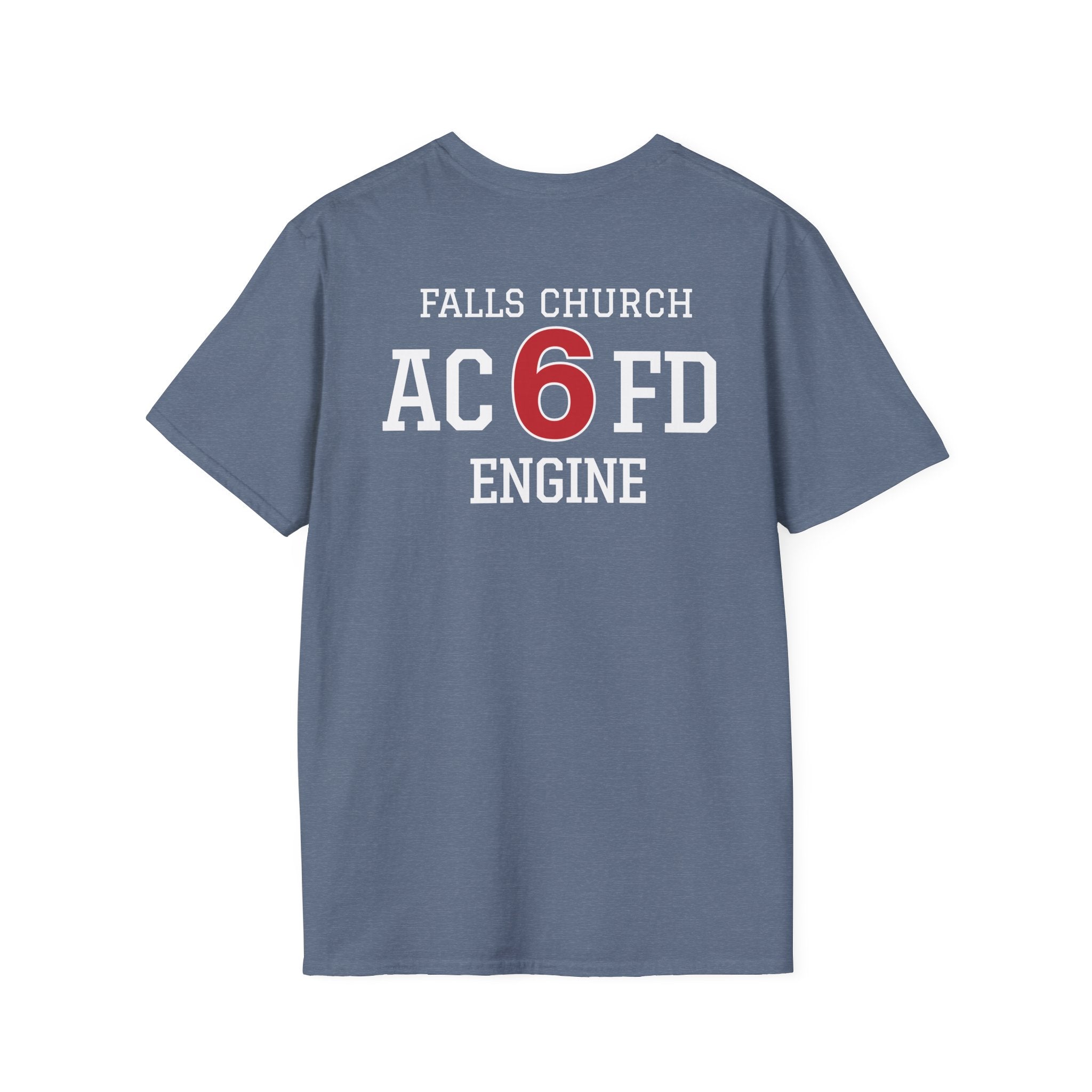 Engine 6 Falls Church - Gildan Soft Cotton Softstyle T-Shirt