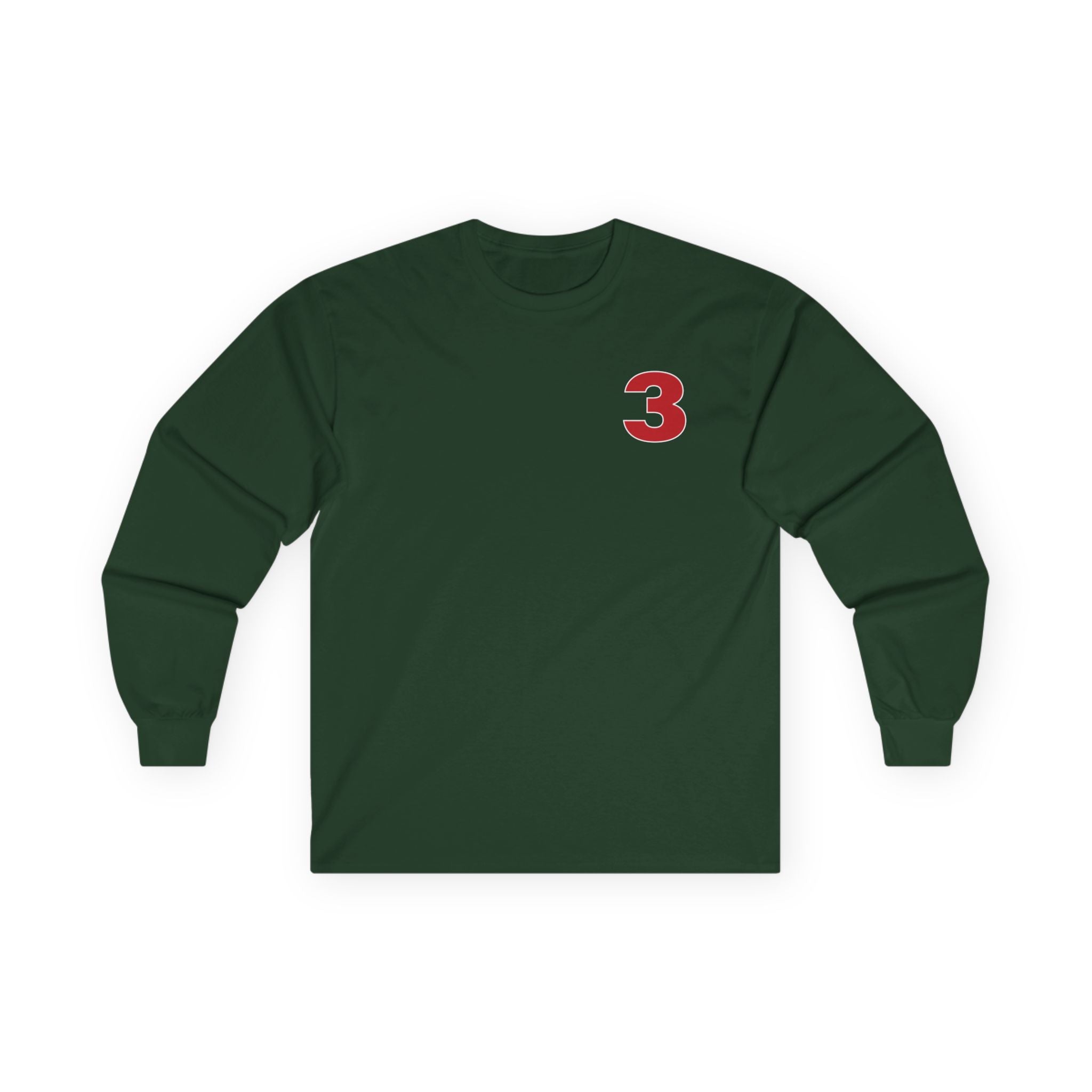 Arlington Station 3 front / Rhino back - Unisex Ultra Cotton Gildan Long Sleeve Tee