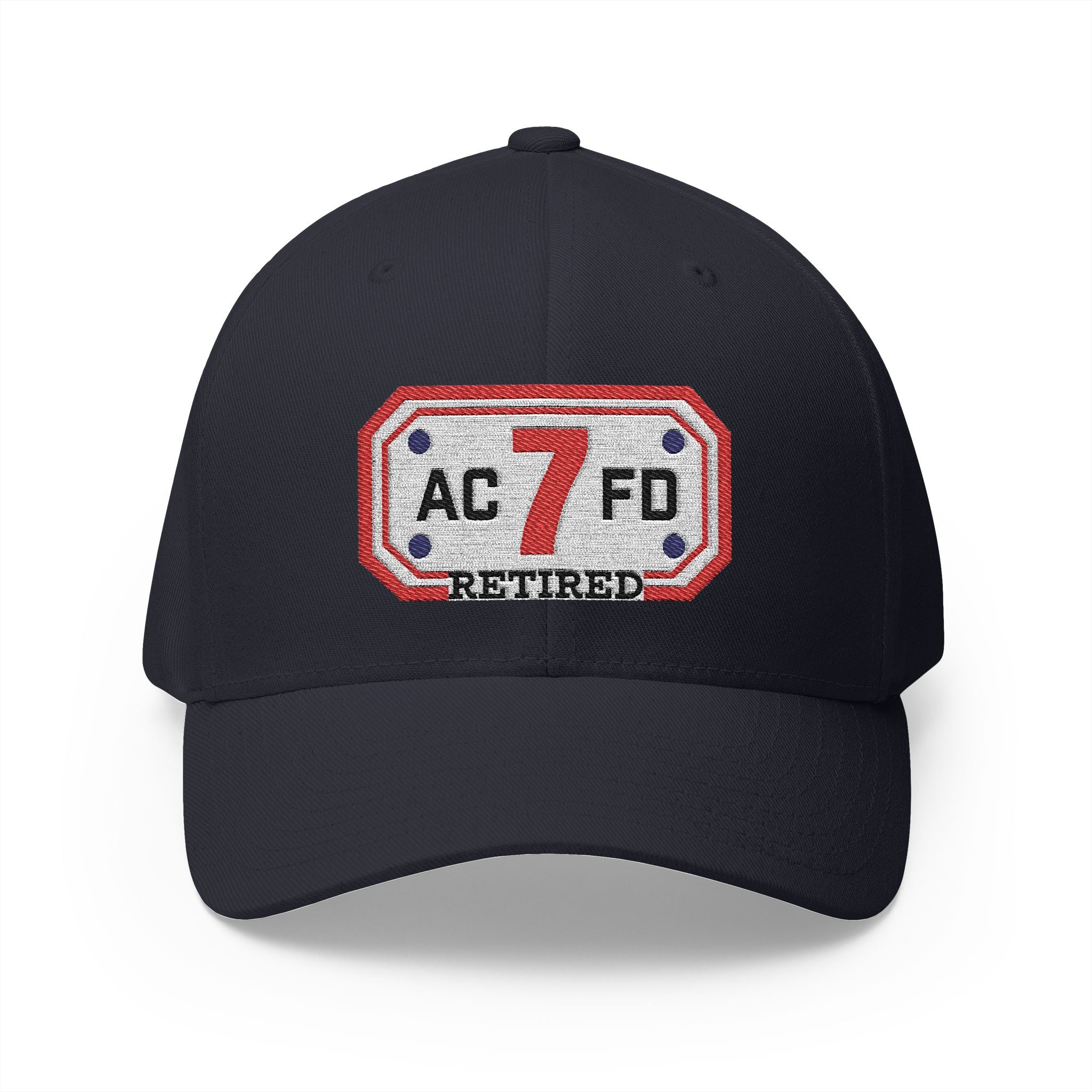 Retired Arlington Engine 7 - FLEXFIT Closed-Back Structured Cap (Embroidery)