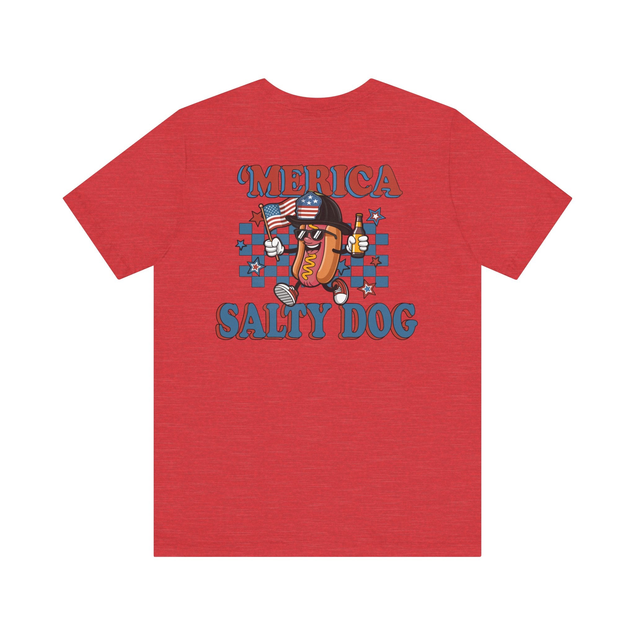 Salty Dog 'Merica Shirt - Bella-Canva Soft Jersey Short Sleeve Tee