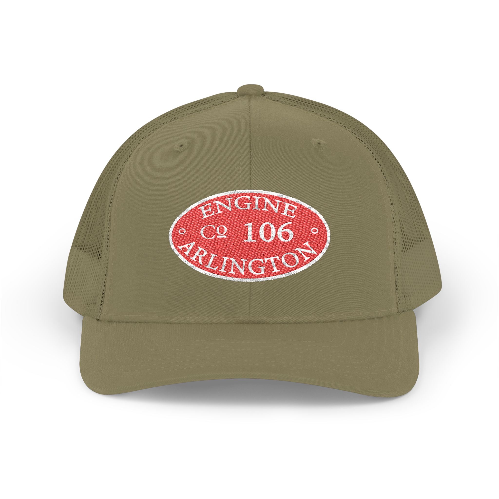 Arlington Engine 6 Circle Patch - (Richardson 112 Style Hat) Snapback Trucker