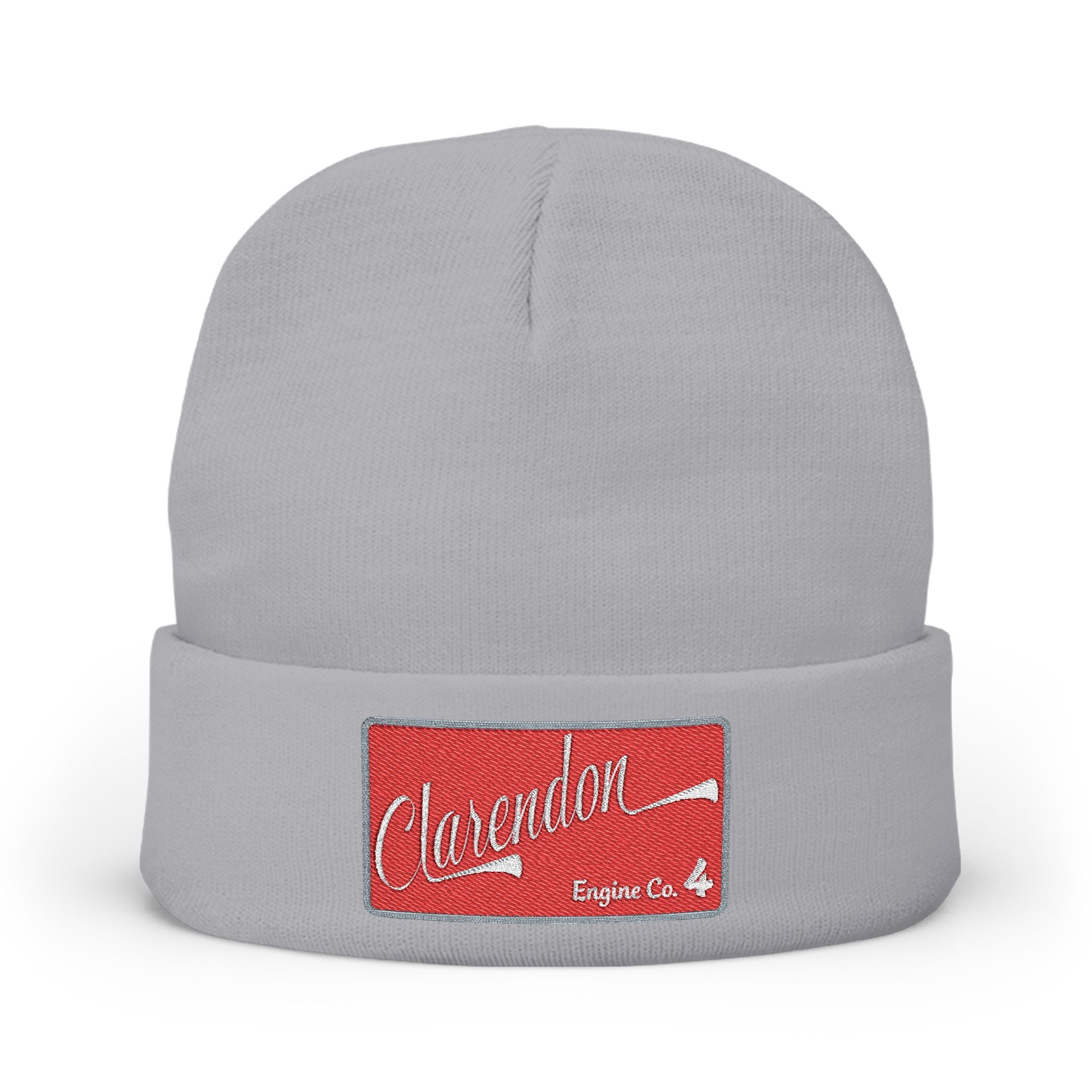 Arlington Clarendon Engine 4- Knit Beanie (Embroidery)