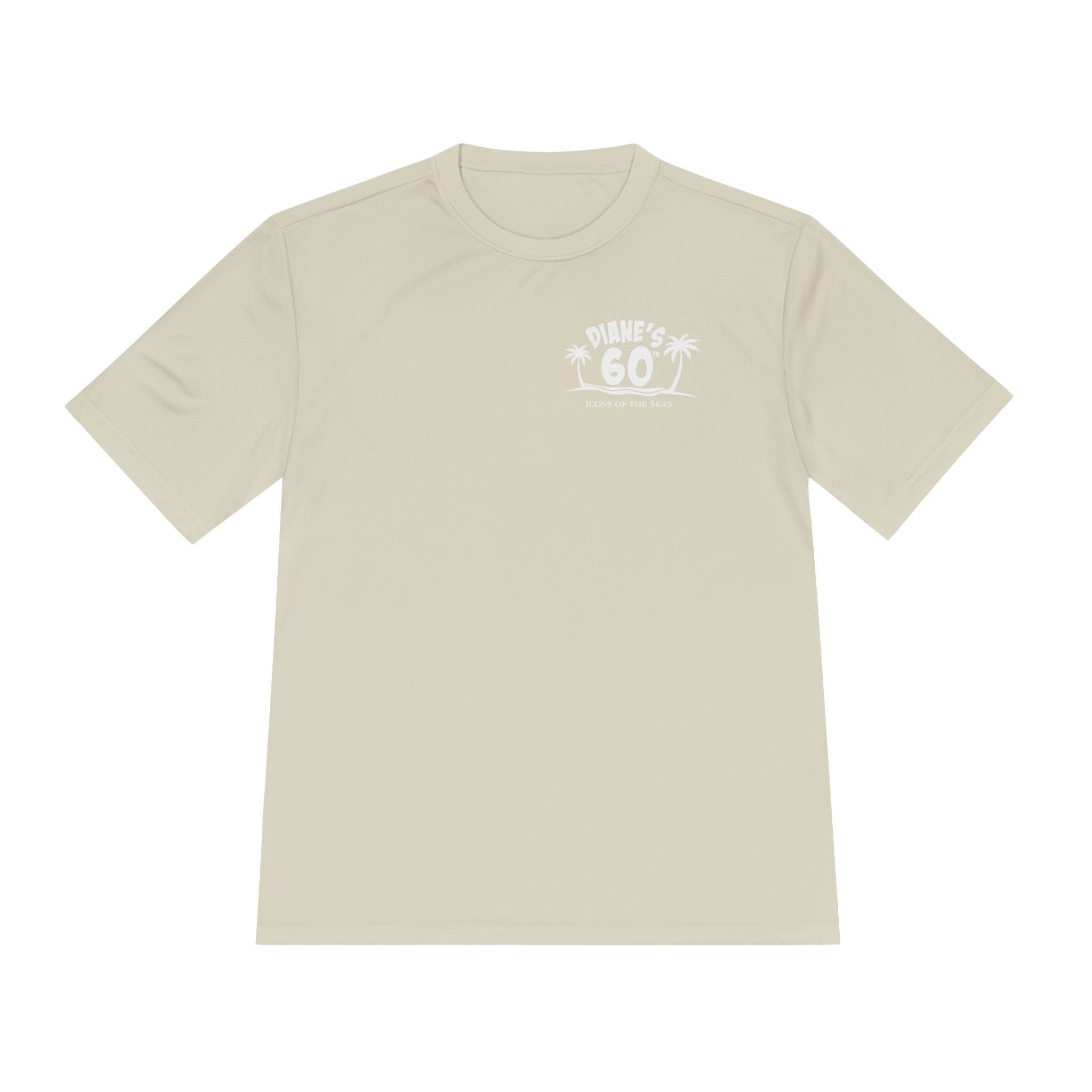 Diane Birthday Cruise White Text- Unisex Moisture Wicking Tee