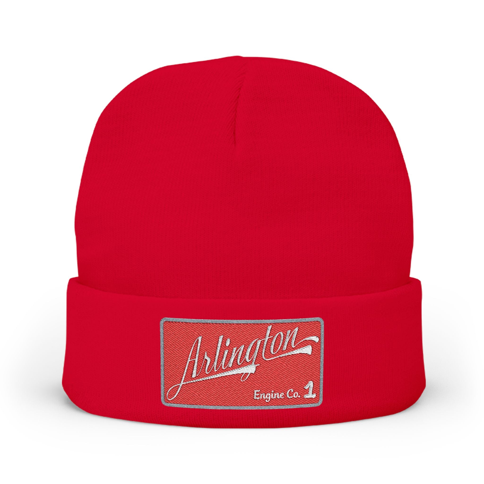 Arlington Company Engine 1- Knit Beanie (Embroidery)