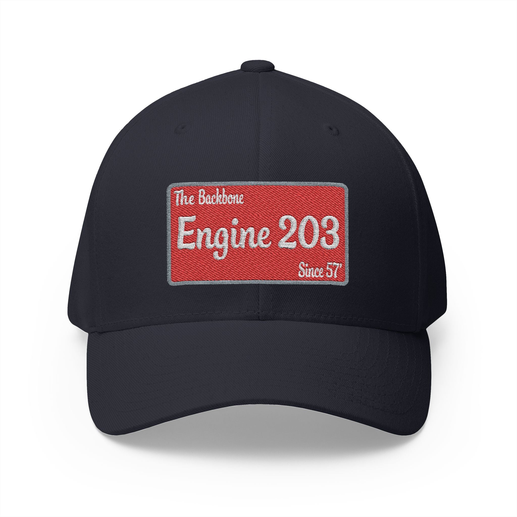 Engine 203 Remount Raiders - FLEXFIT Closed-Back Structured Cap (Embroidery)
