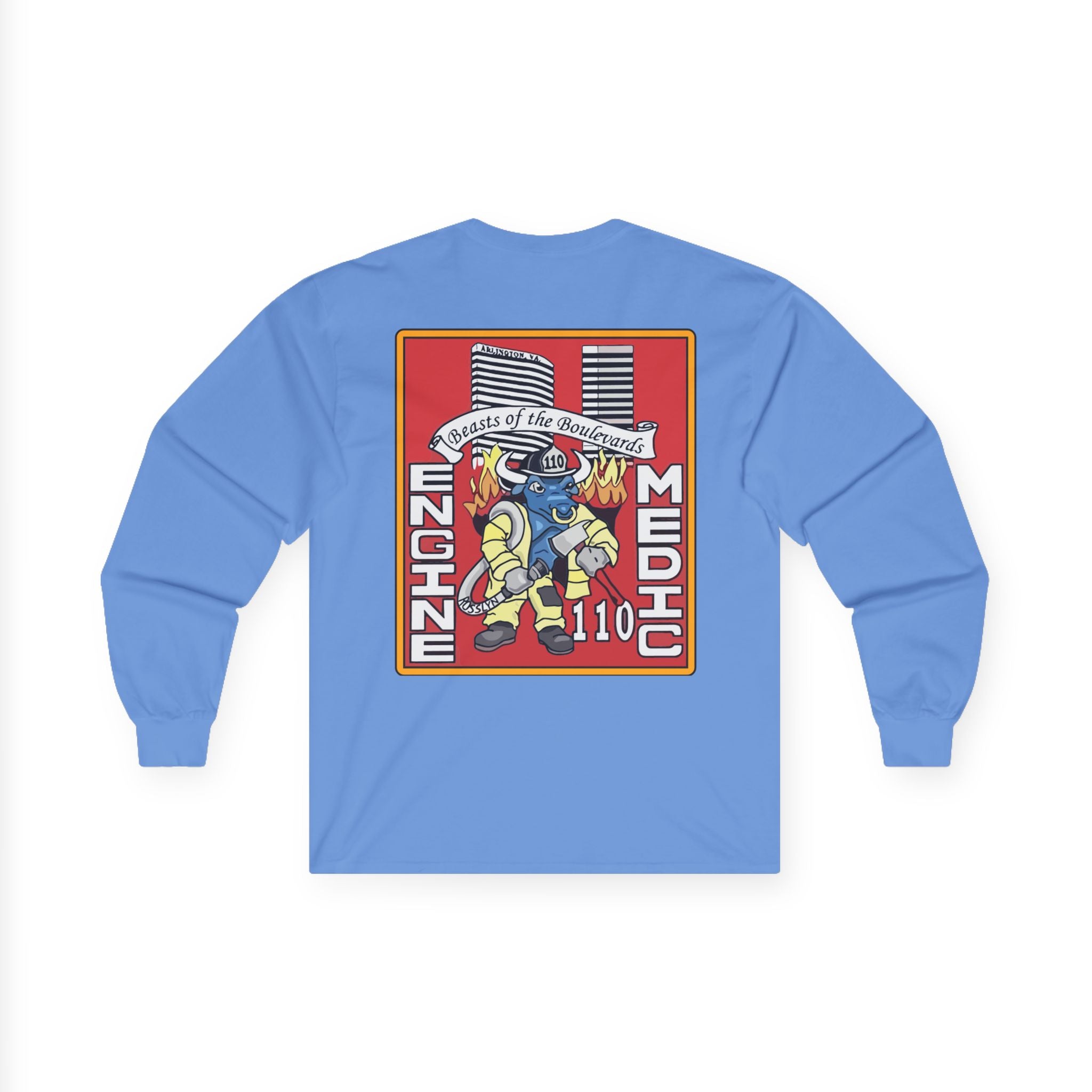 Arlington Station 10 Beast of Blvd (version 2) - Unisex Ultra Cotton Gildan Long Sleeve Tee