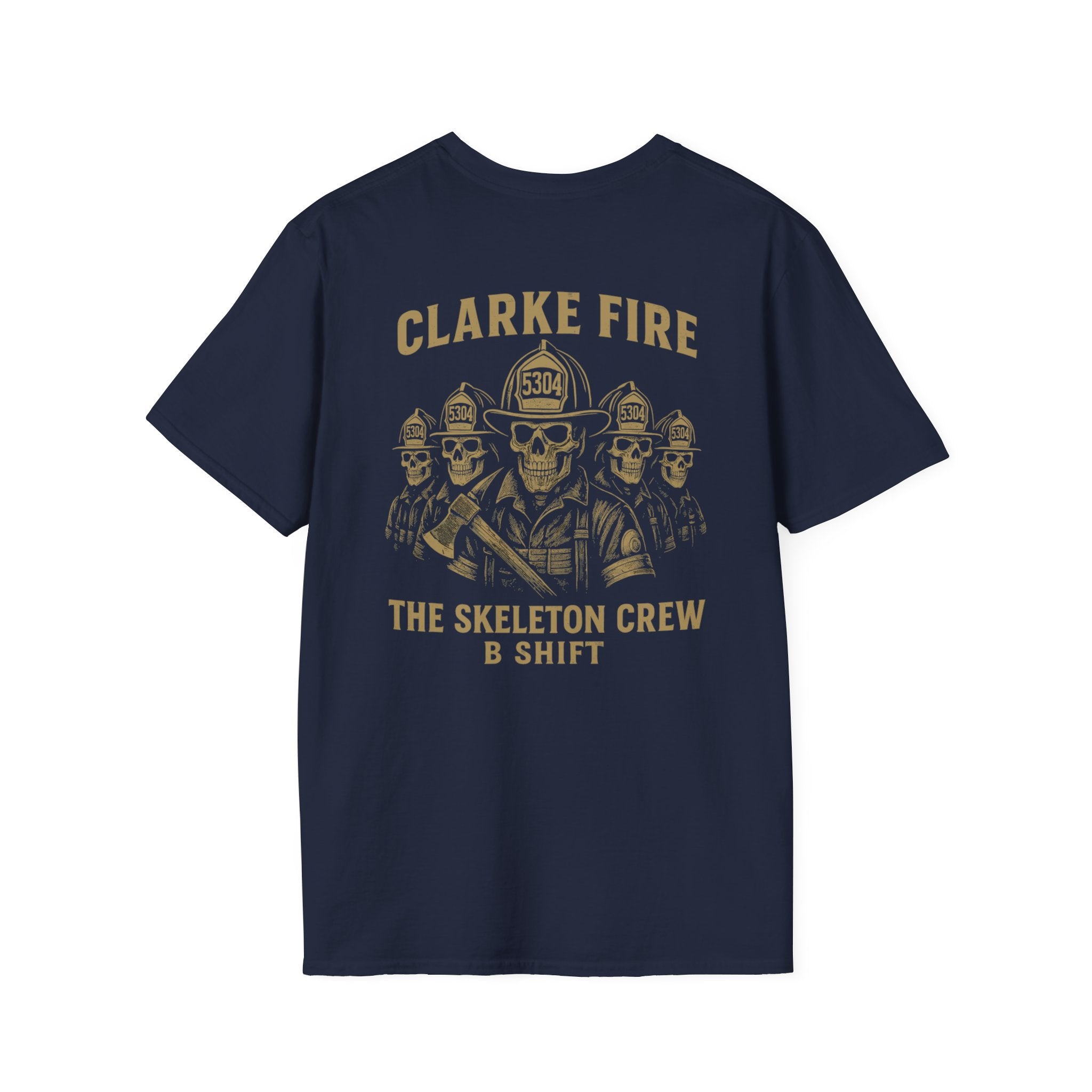 Clarke County B Shift version 2 (Portion of Proceeds go to Local 5304) - Gildan Soft Cotton Softstyle T-Shirt