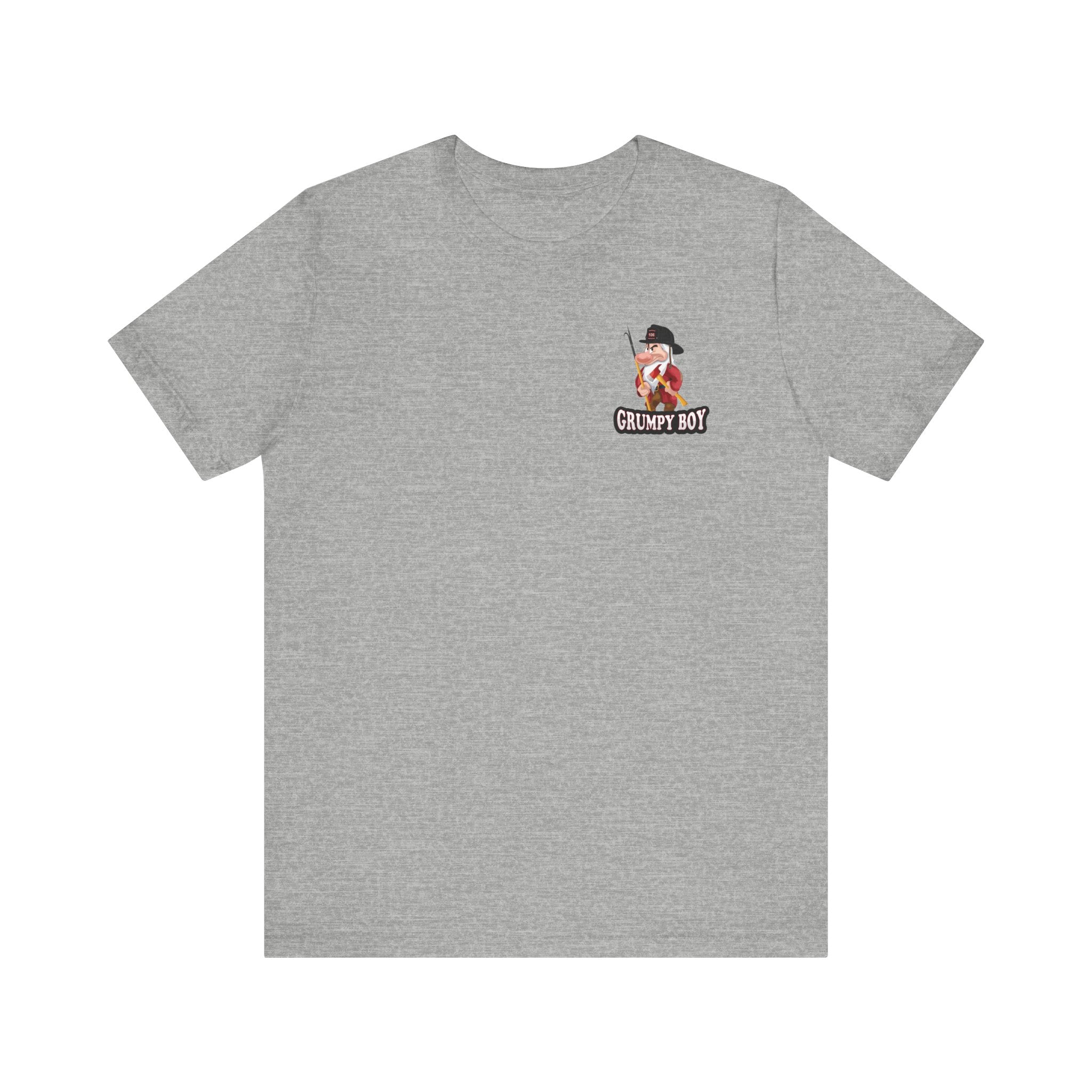 Grumpy Boy Firefighter - Heavy Cotton Unisex Tee -