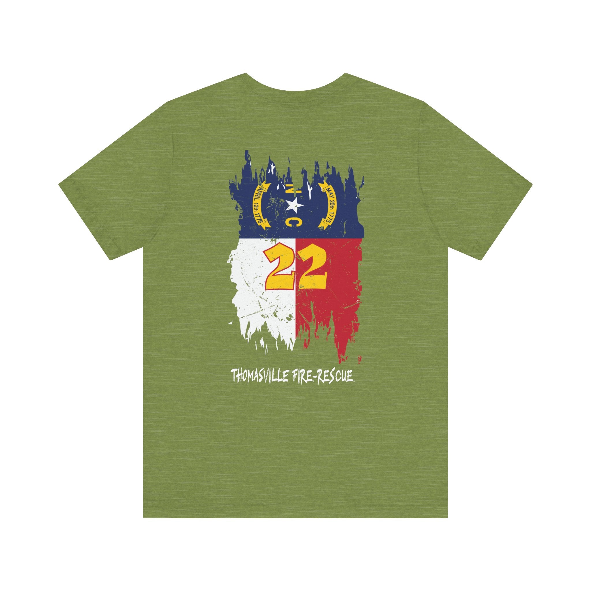 Thomasville Fire NC Ladder 22 (version 1) - Bella+Canvas Soft Unisex Tee