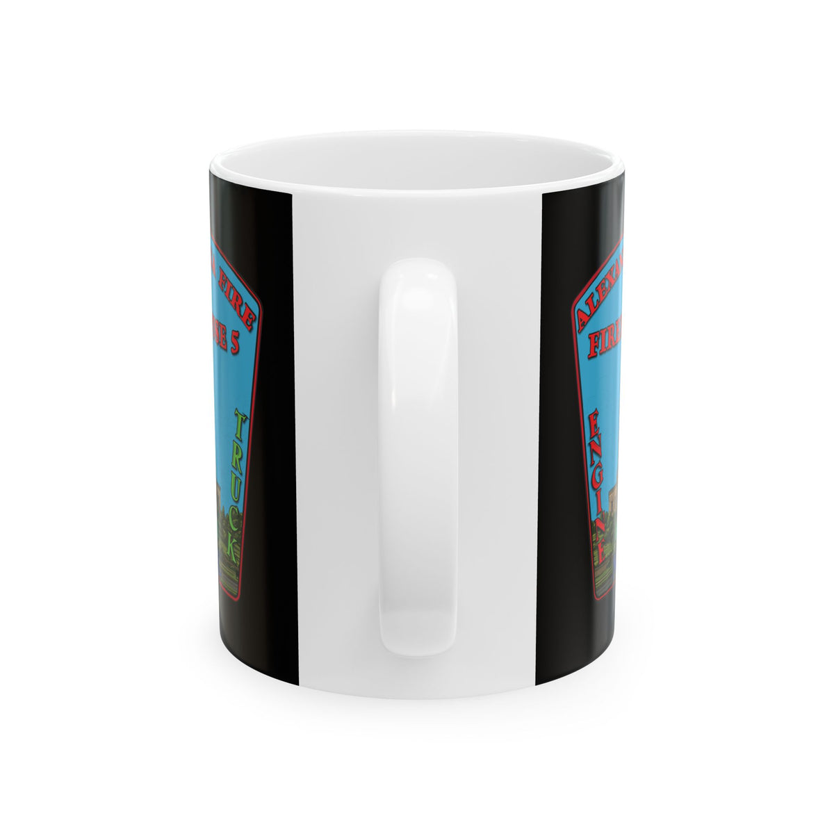 Alexandria Fire Station 5 - Black Mug, (11oz, 15oz)