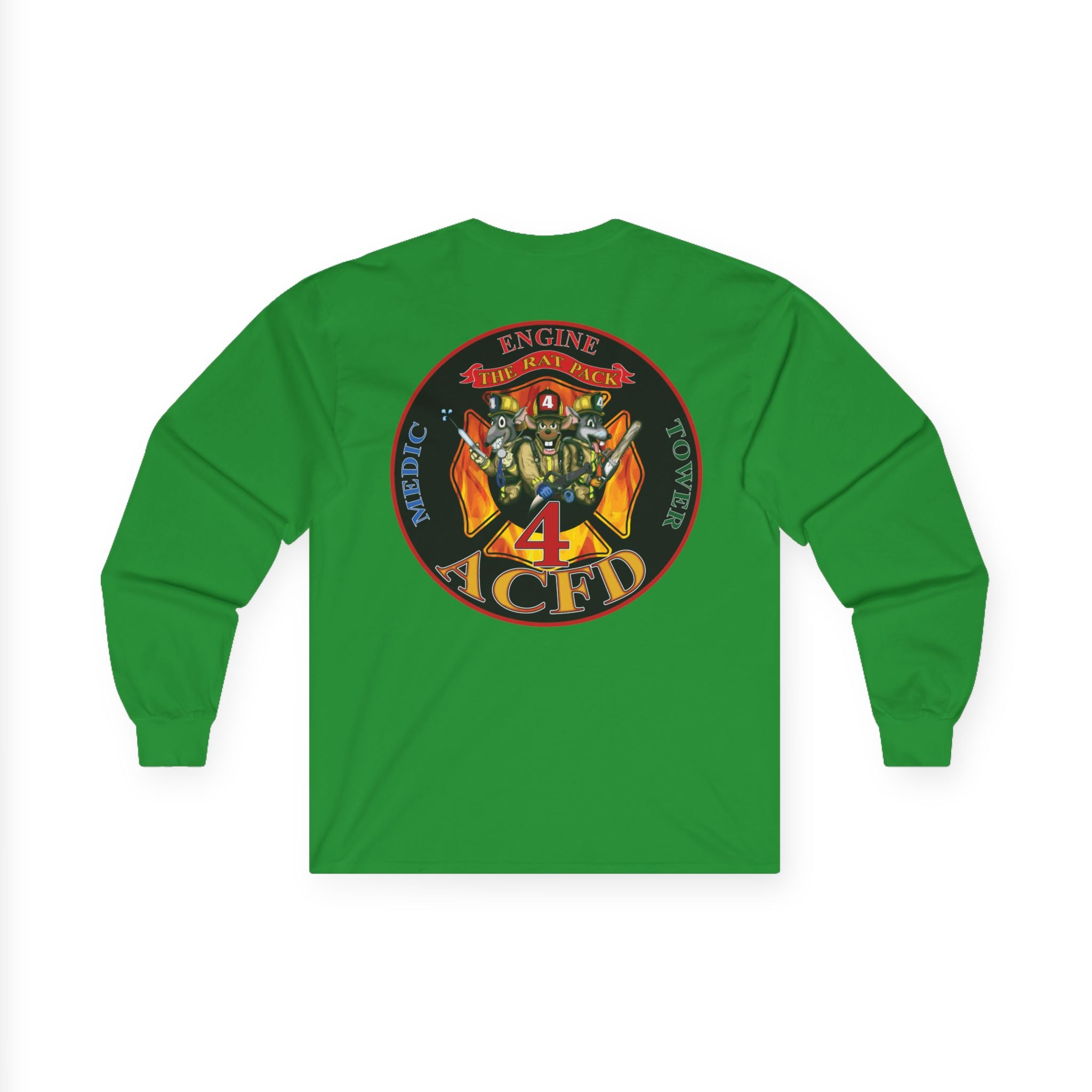 ACFD Rat Pack Engine 4 Shirt - Unisex Ultra Cotton Long Sleeve Tee