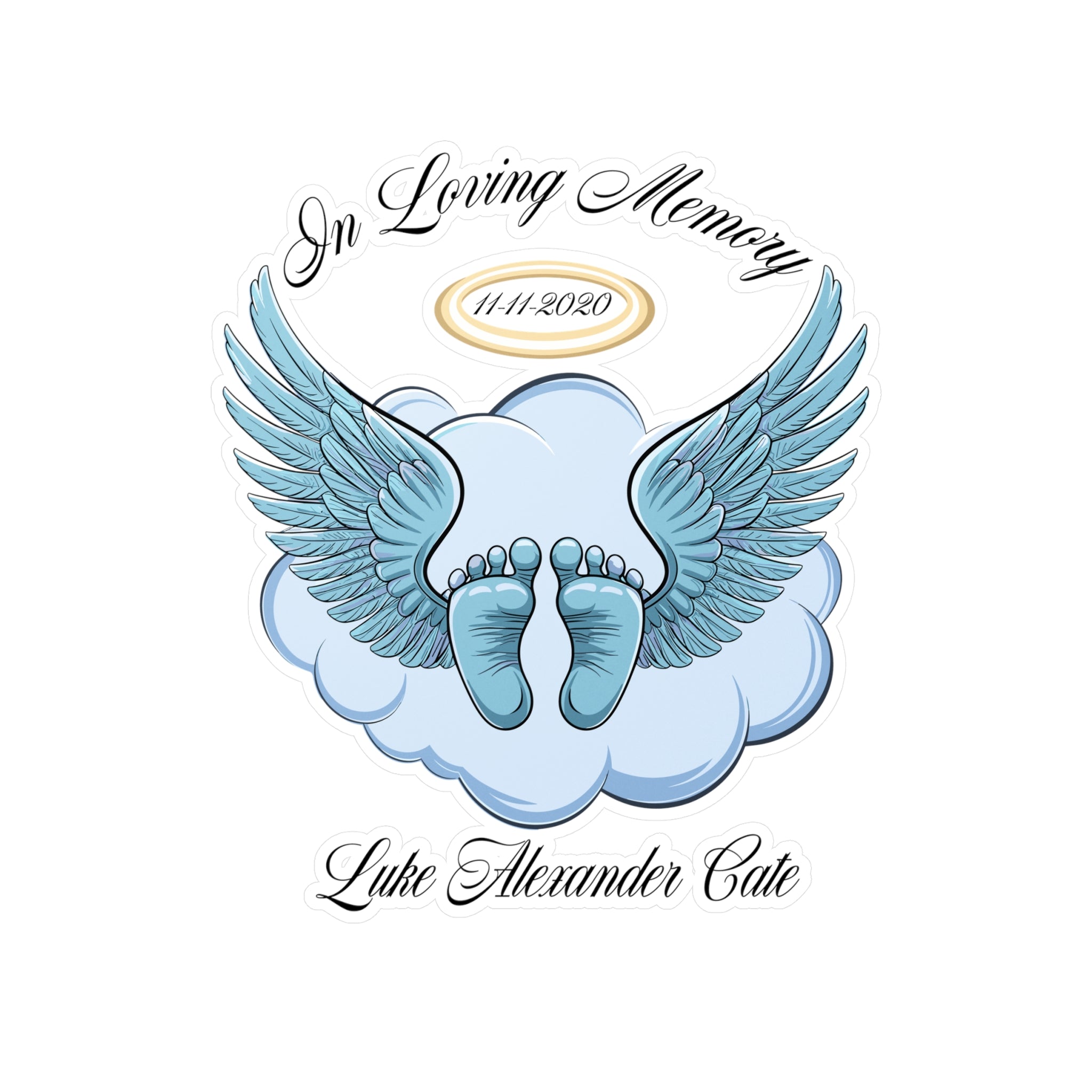 In Loving Memory - Kiss-Cut Vinyl Decals -