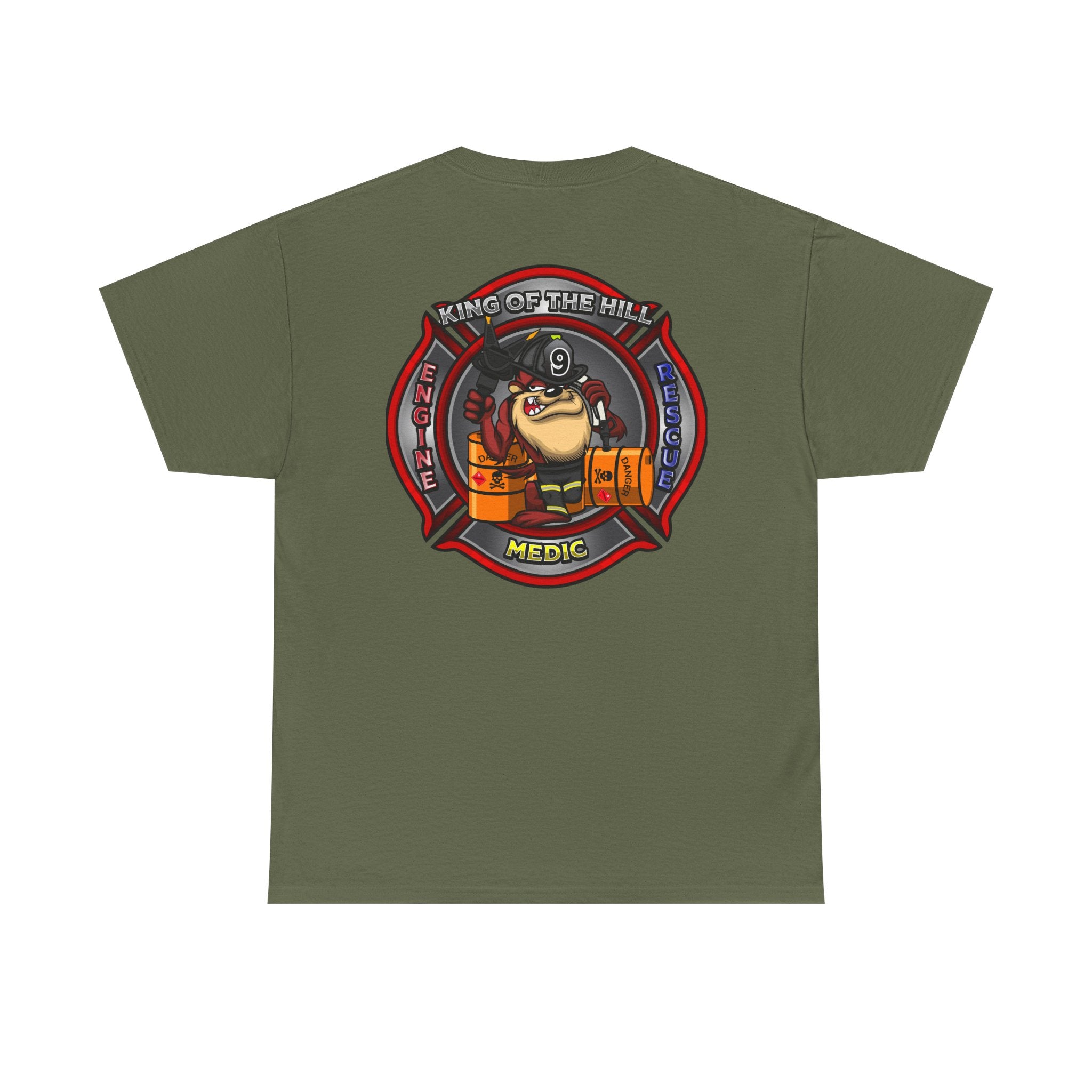 Arlington Fire Station 9 -Heavy Cotton Unisex Tee