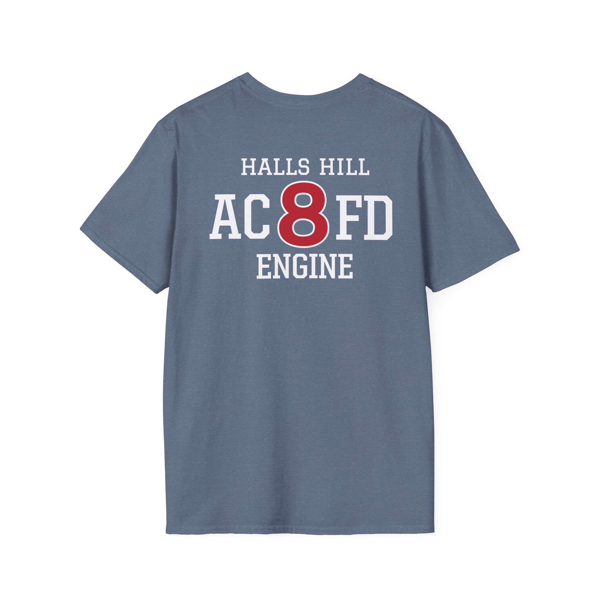 Engine 8 Halls Hill - Gildan Soft Cotton Softstyle T-Shirt