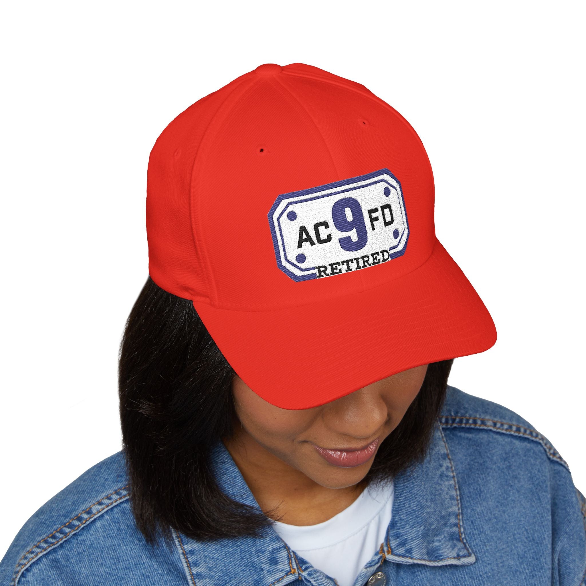 Retired Arlington Rescue 9 - FLEXFIT Closed-Back Structured Cap (Embroidery)