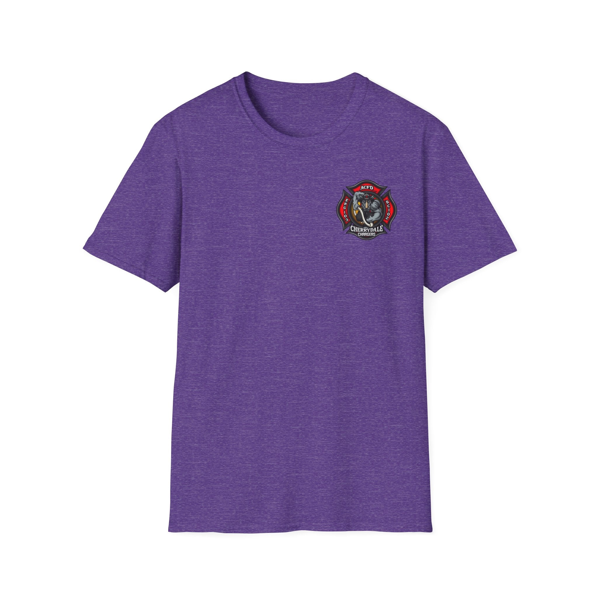 Station 3 Rhino Logo - Gildan Soft Cotton Softstyle T-Shirt