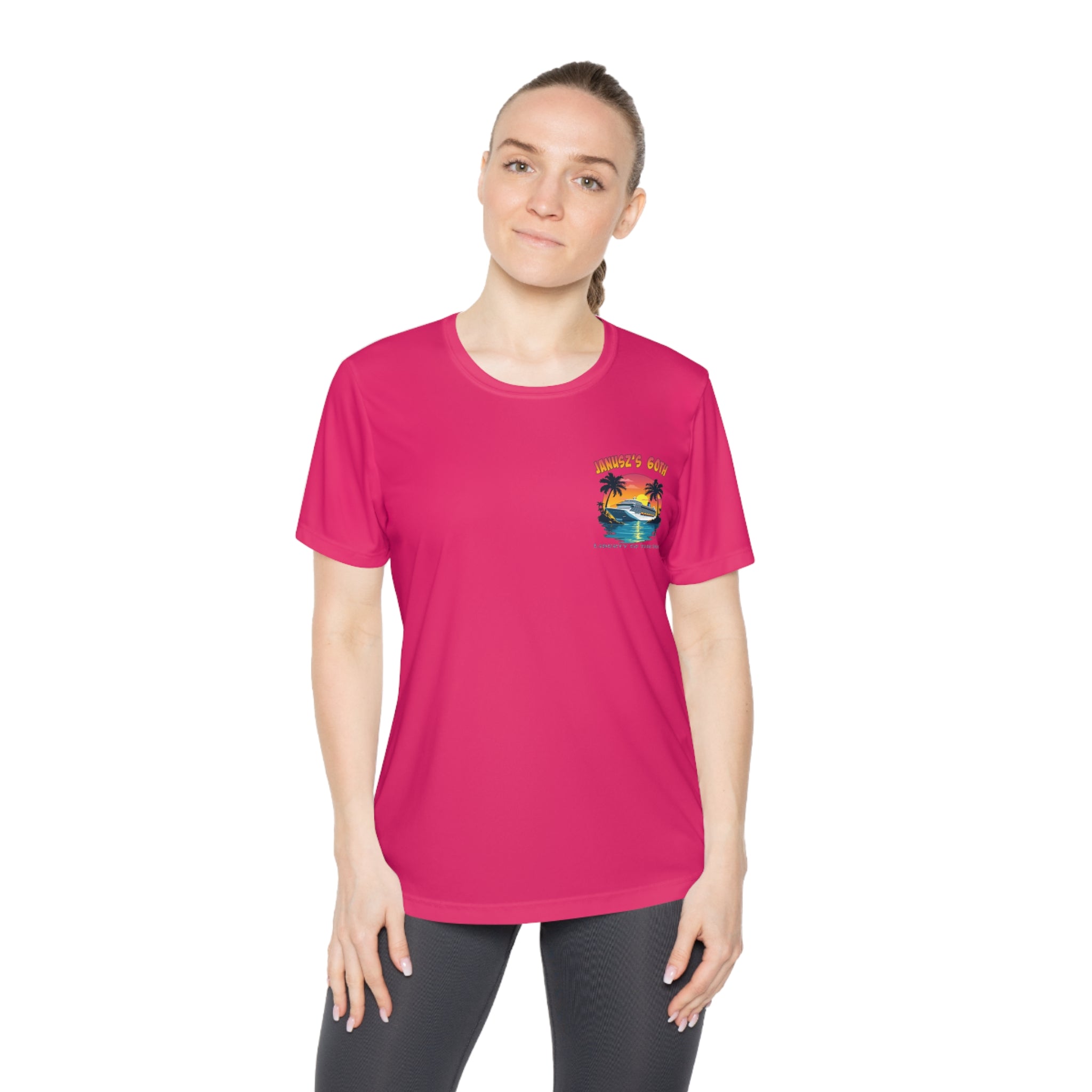 Renee Family Cruise Colorful - Ladies Moisture Wicking Competitor Tee