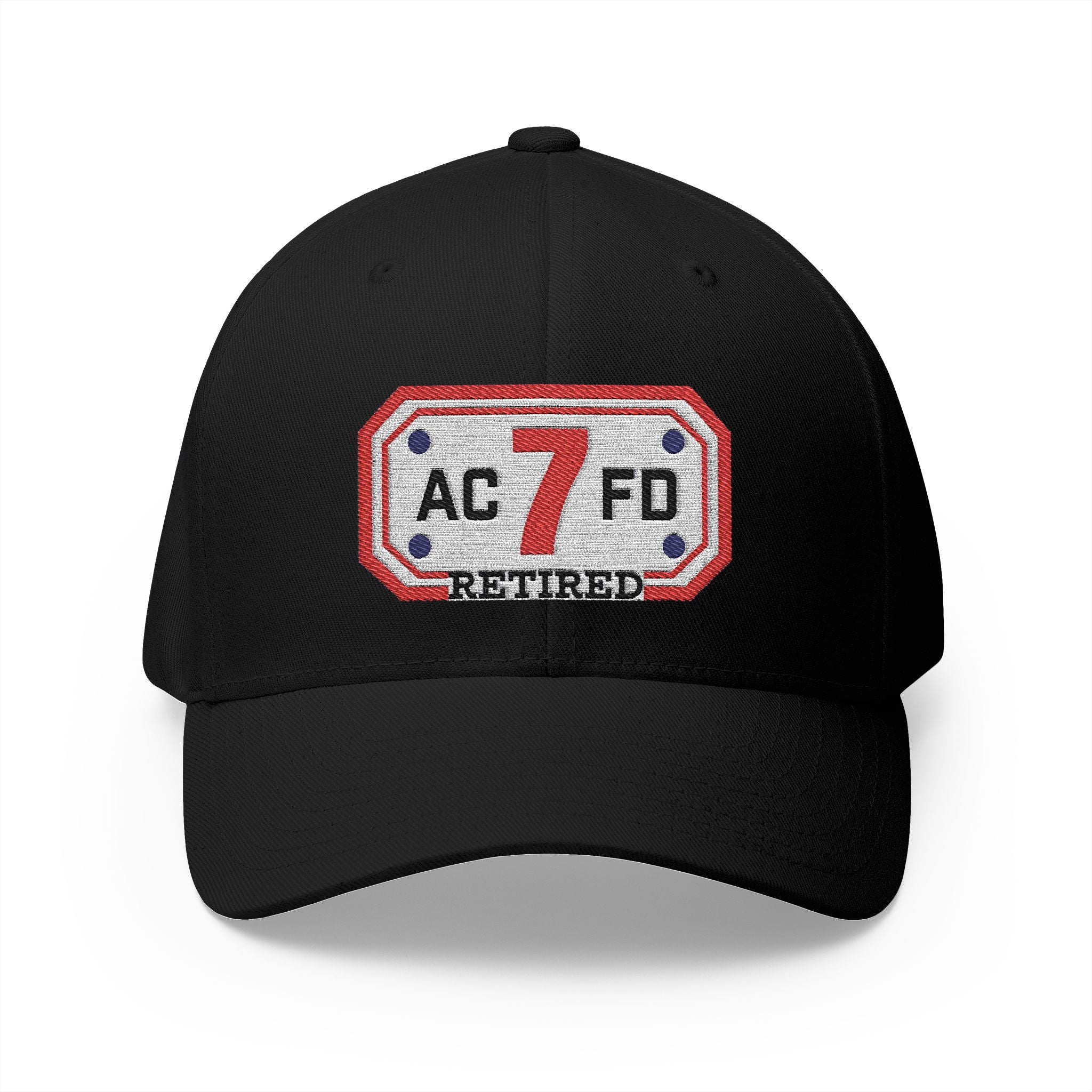 Retired Arlington Engine 7 - FLEXFIT Closed-Back Structured Cap (Embroidery)