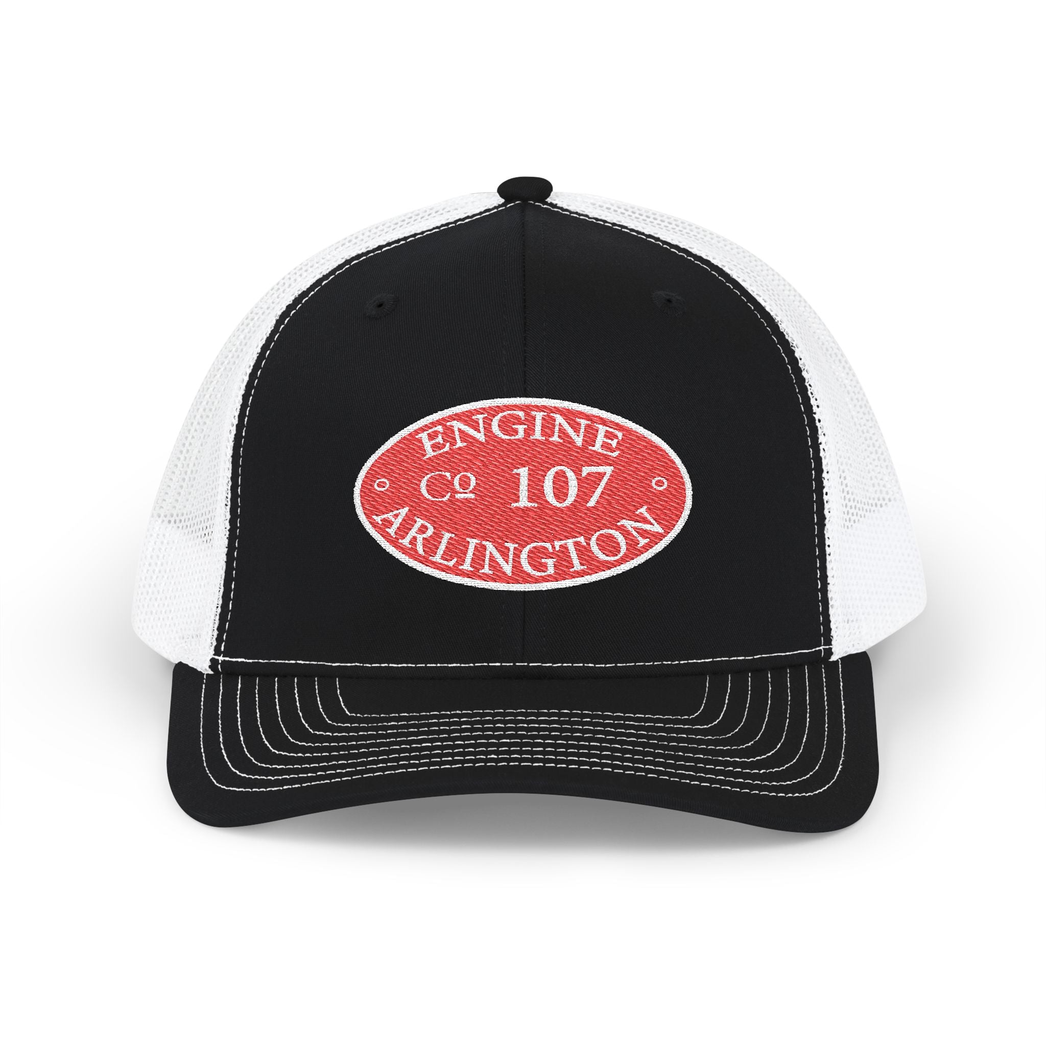 Arlington Engine 7 Circle Patch - (Richardson 112 Style Hat) Snapback Trucker