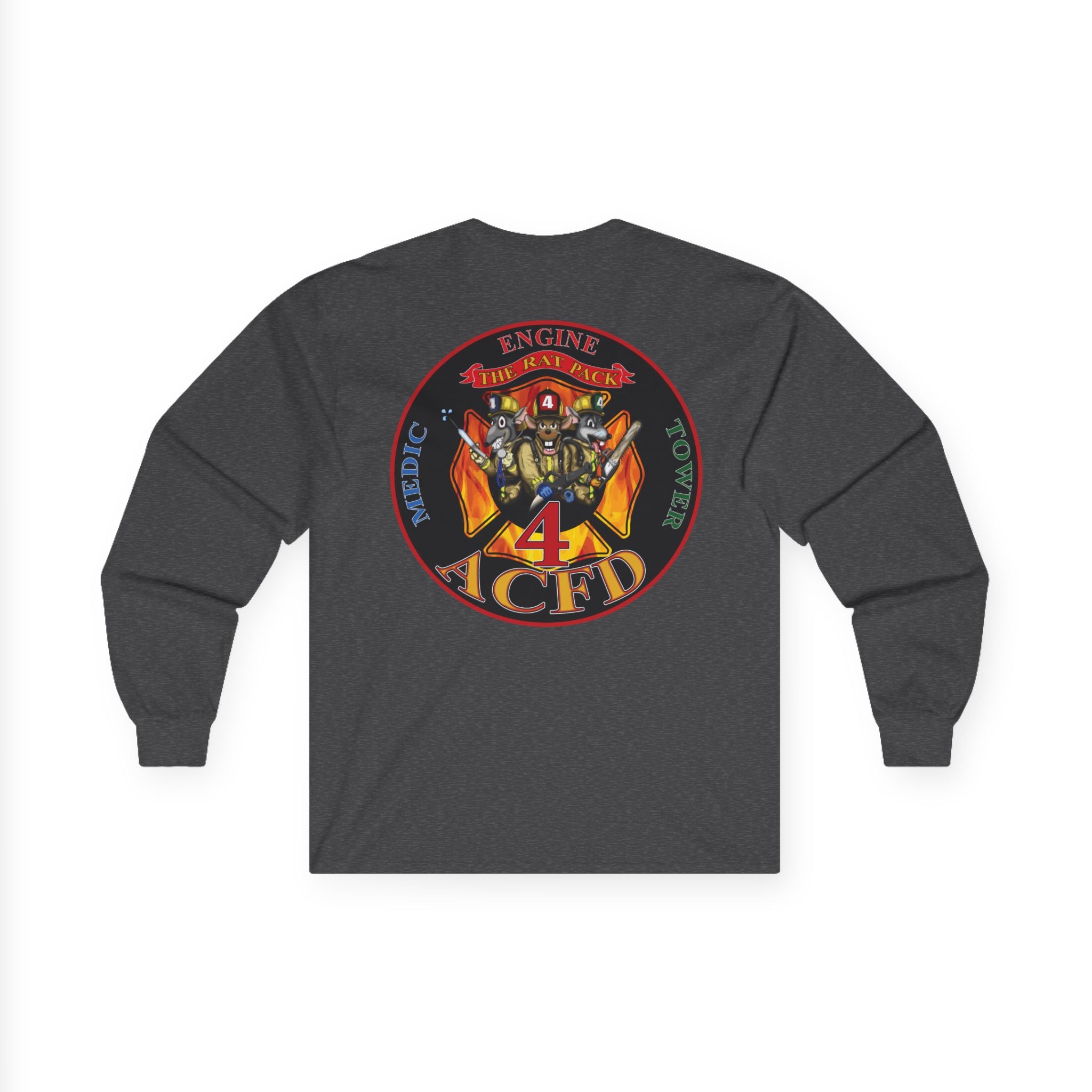 ACFD Rat Pack Engine 4 Shirt - Unisex Ultra Cotton Long Sleeve Tee