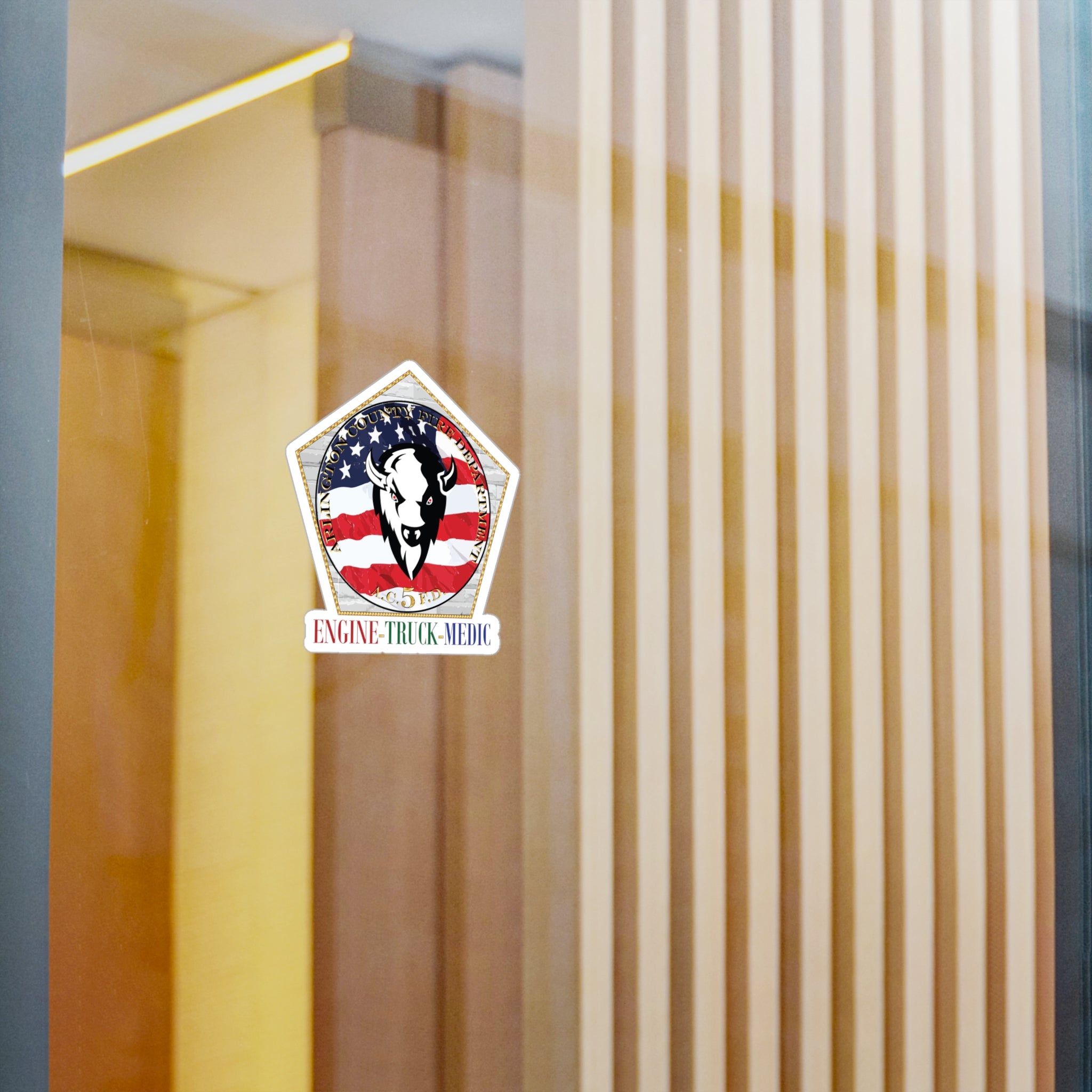 Kiss-Cut Vinyl Decals - Arlington Station 5