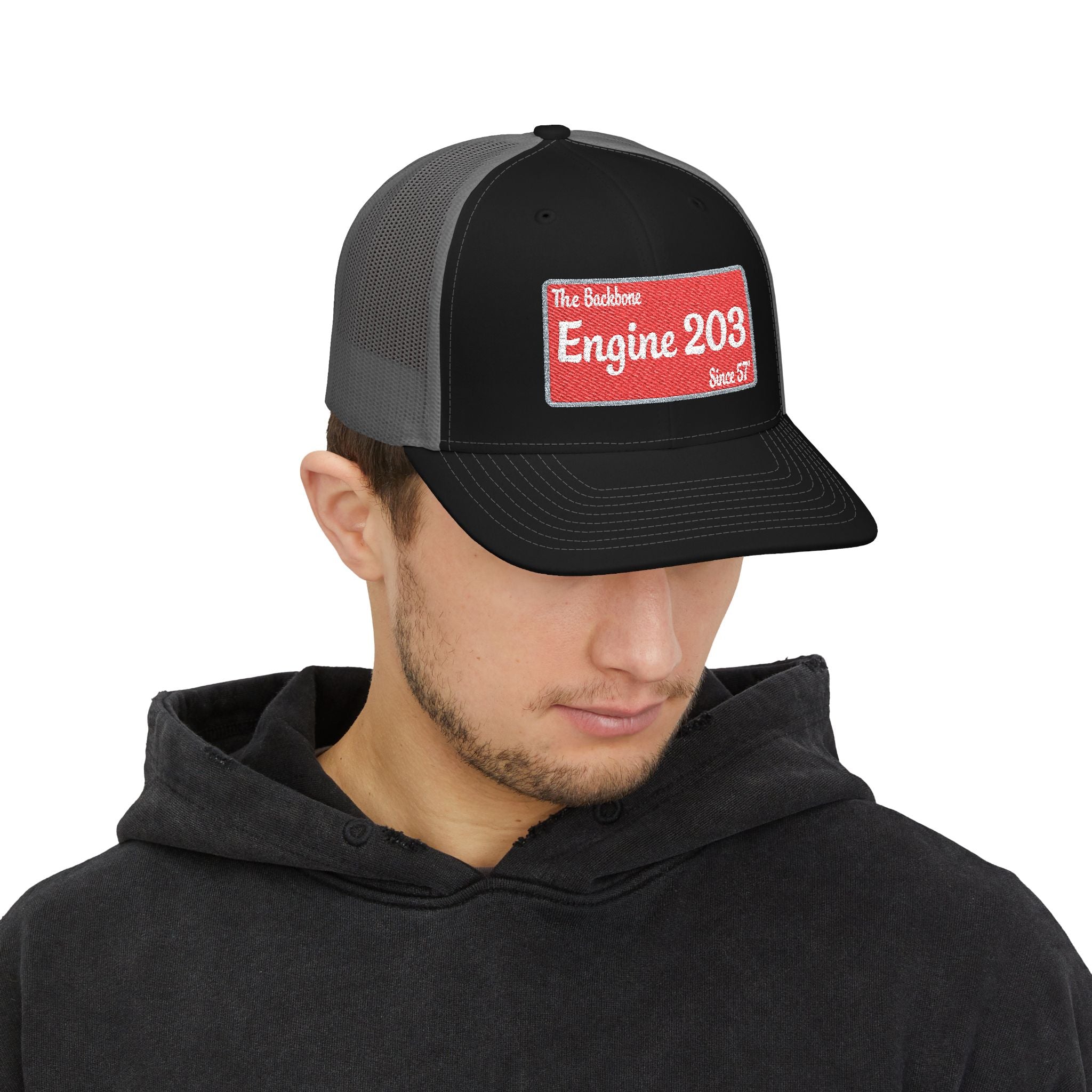 Engine 203 Remount Raiders - Snapback Trucker (Richardson 112 Style Hat)