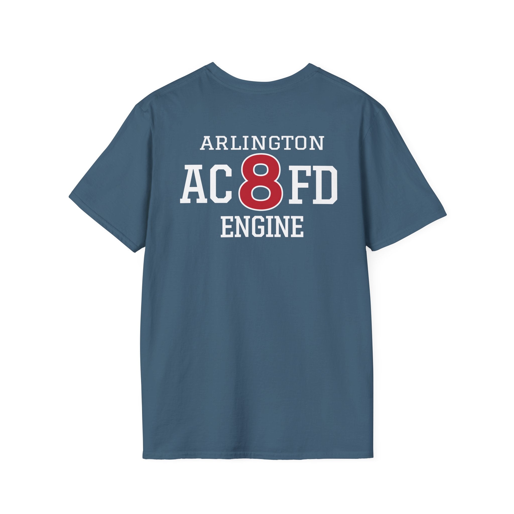 Engine 8 Arlington - Gildan Soft Cotton Softstyle T-Shirt