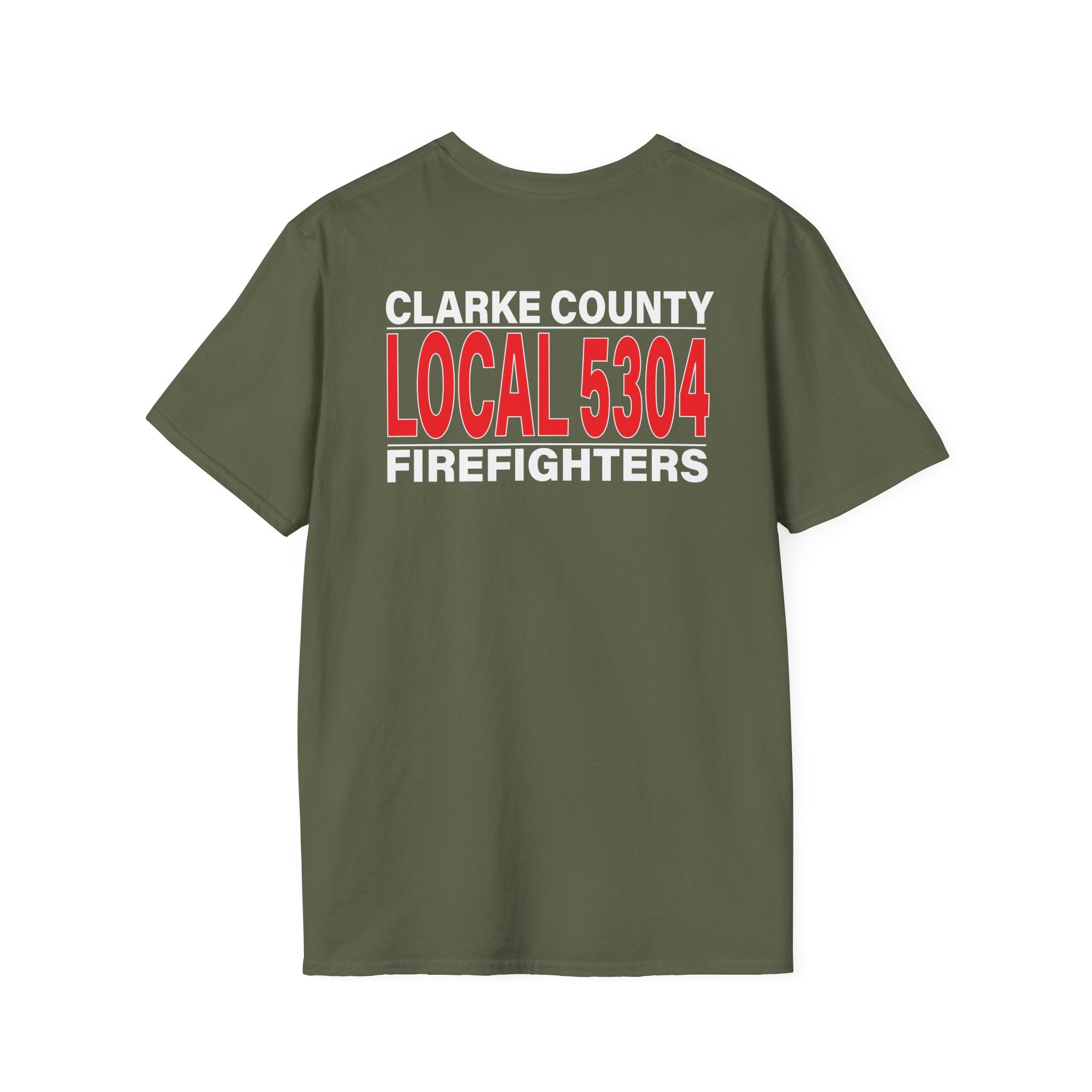 Clarke County Local 5304 version 2 (Portion of Proceeds go to Local 5304) - Gildan Soft Cotton Softstyle T-Shirt