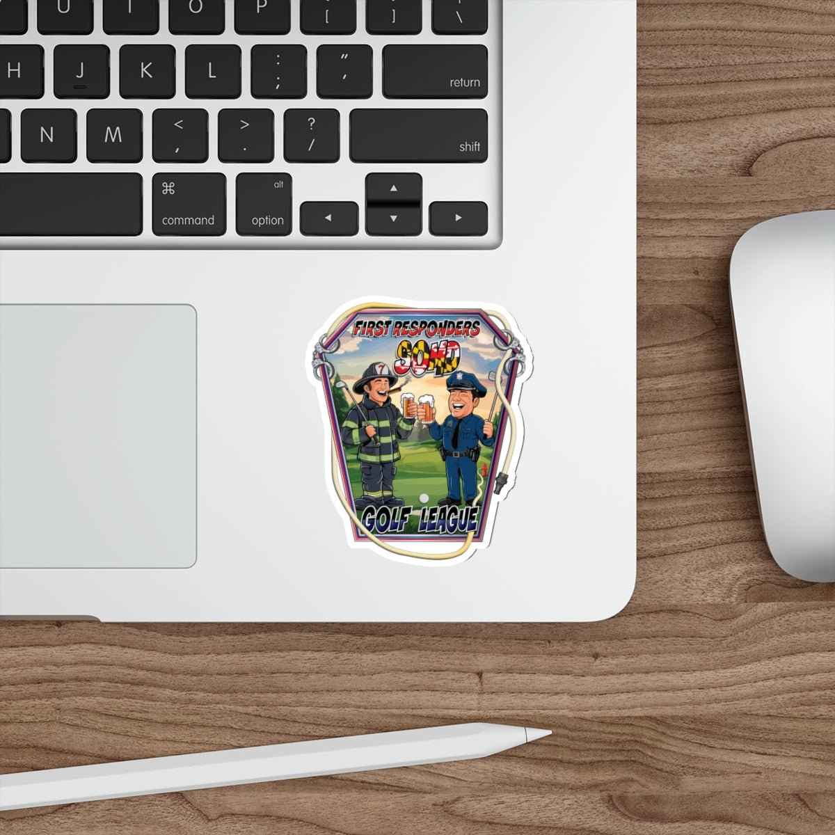 Die-Cut Stickers - SOMD First Responder Golf League