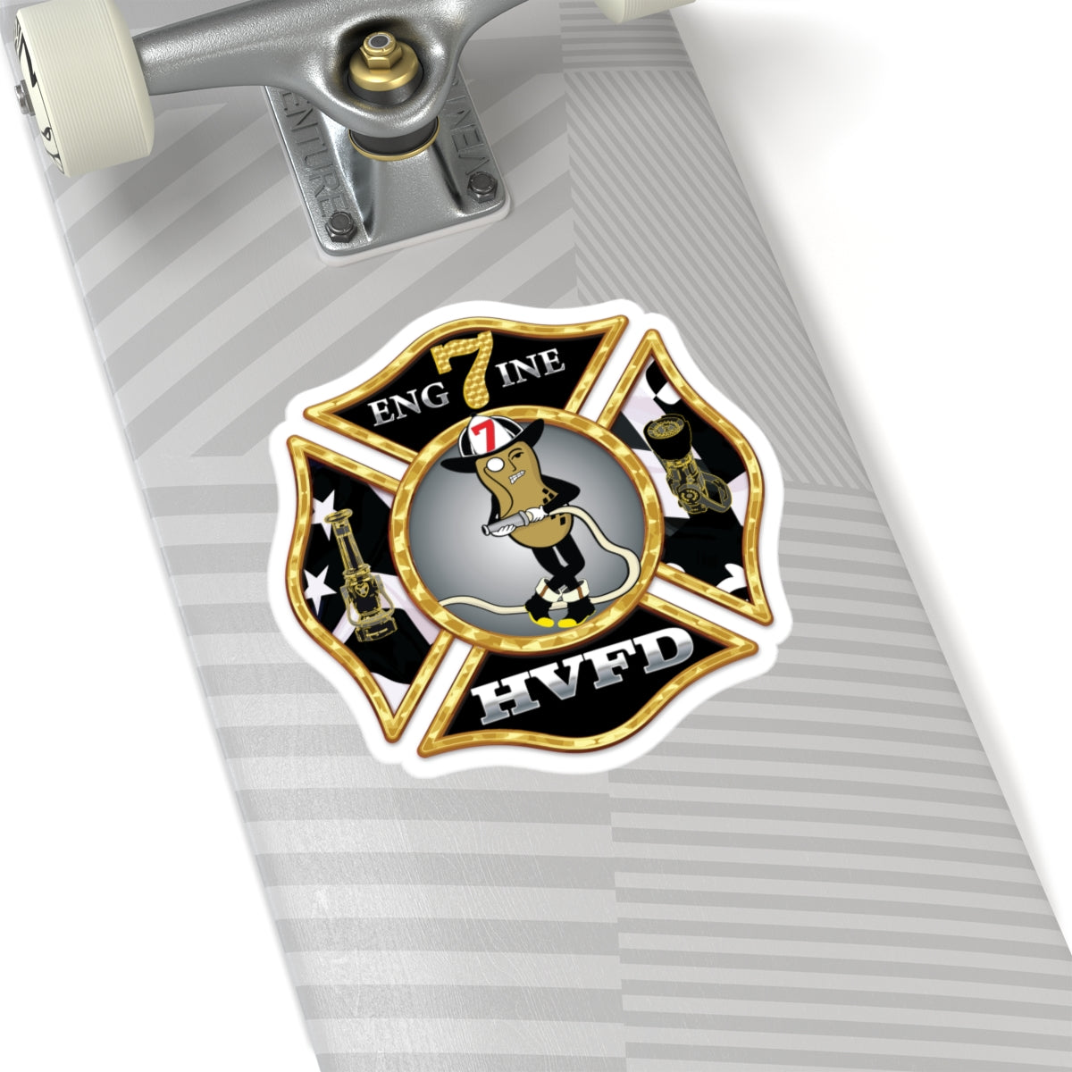 Kiss-Cut Stickers - Hollywood Maryland Volunteer Fire Eng7ine