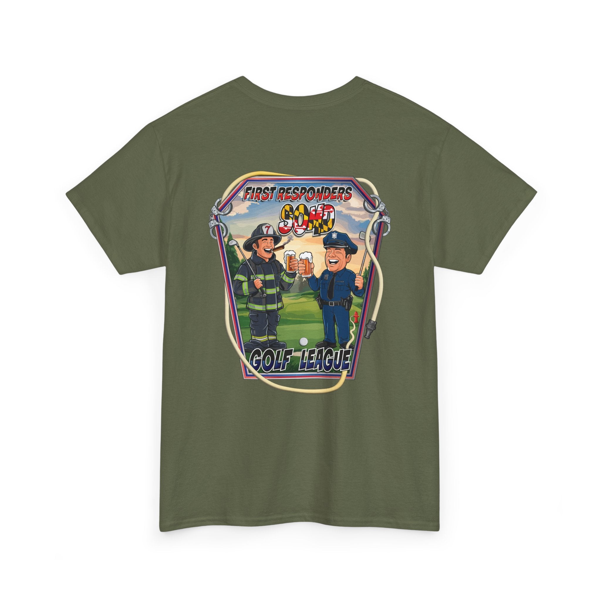 SOMD First Responder Golf - Heavy Cotton Tee