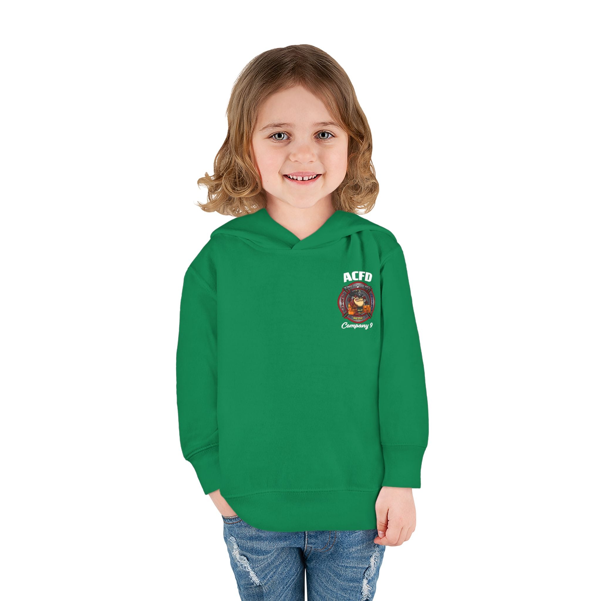 Station 9 Engine - Toddler Pullover Fleece Hoodie
