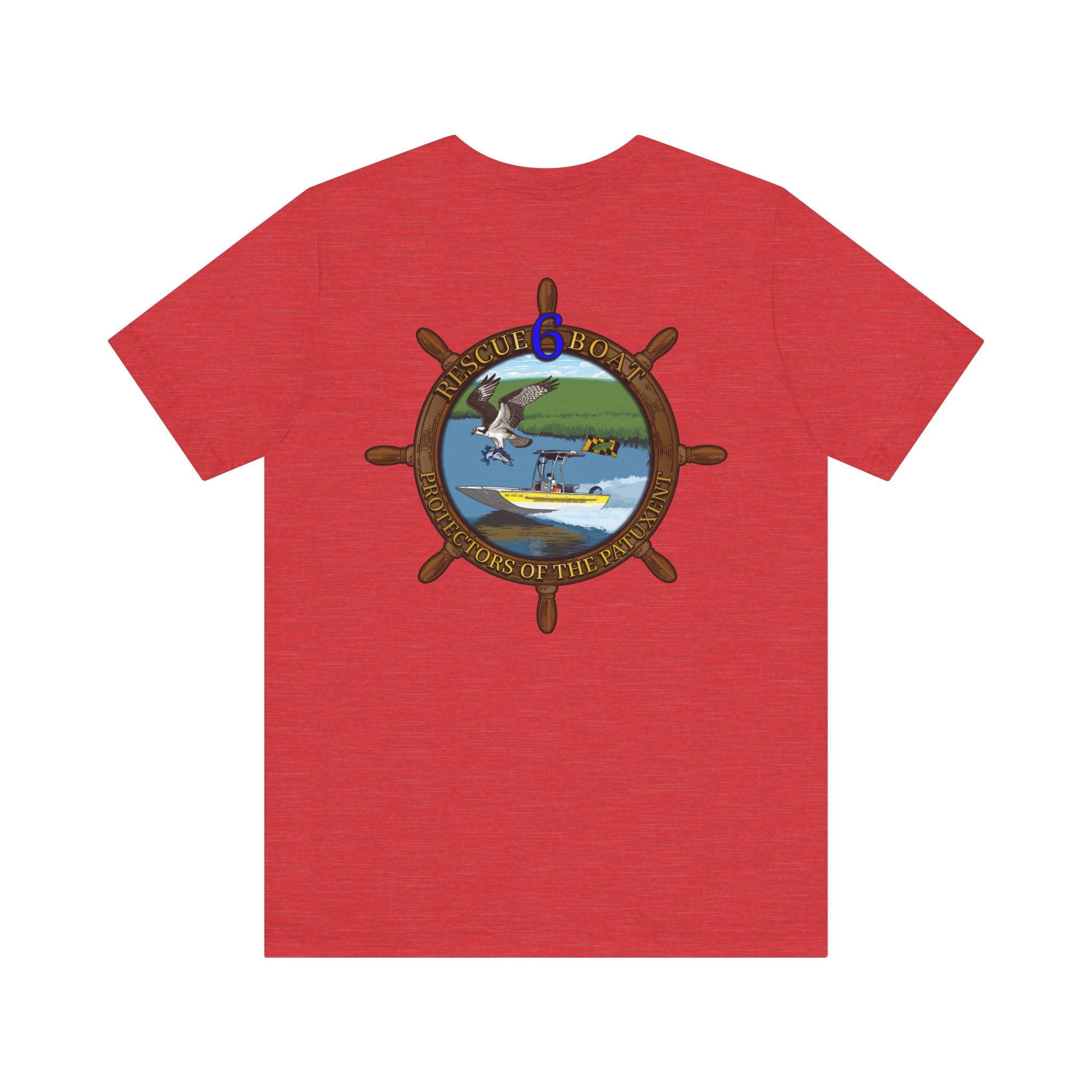 Huntingtown Vol. Fire Boat 6 - Bella+Canvas Soft Unisex Tee