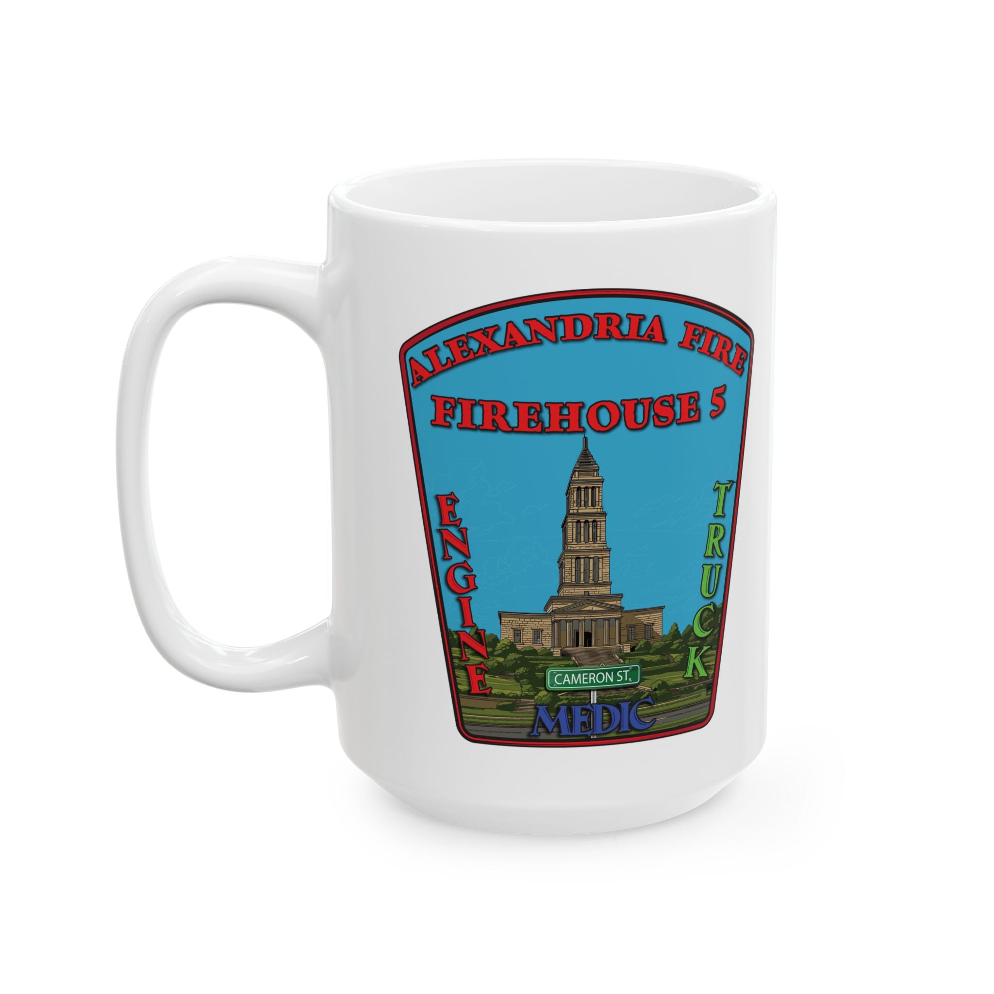Alexandria Fire Station 5 - White Mug (11oz, 15oz)