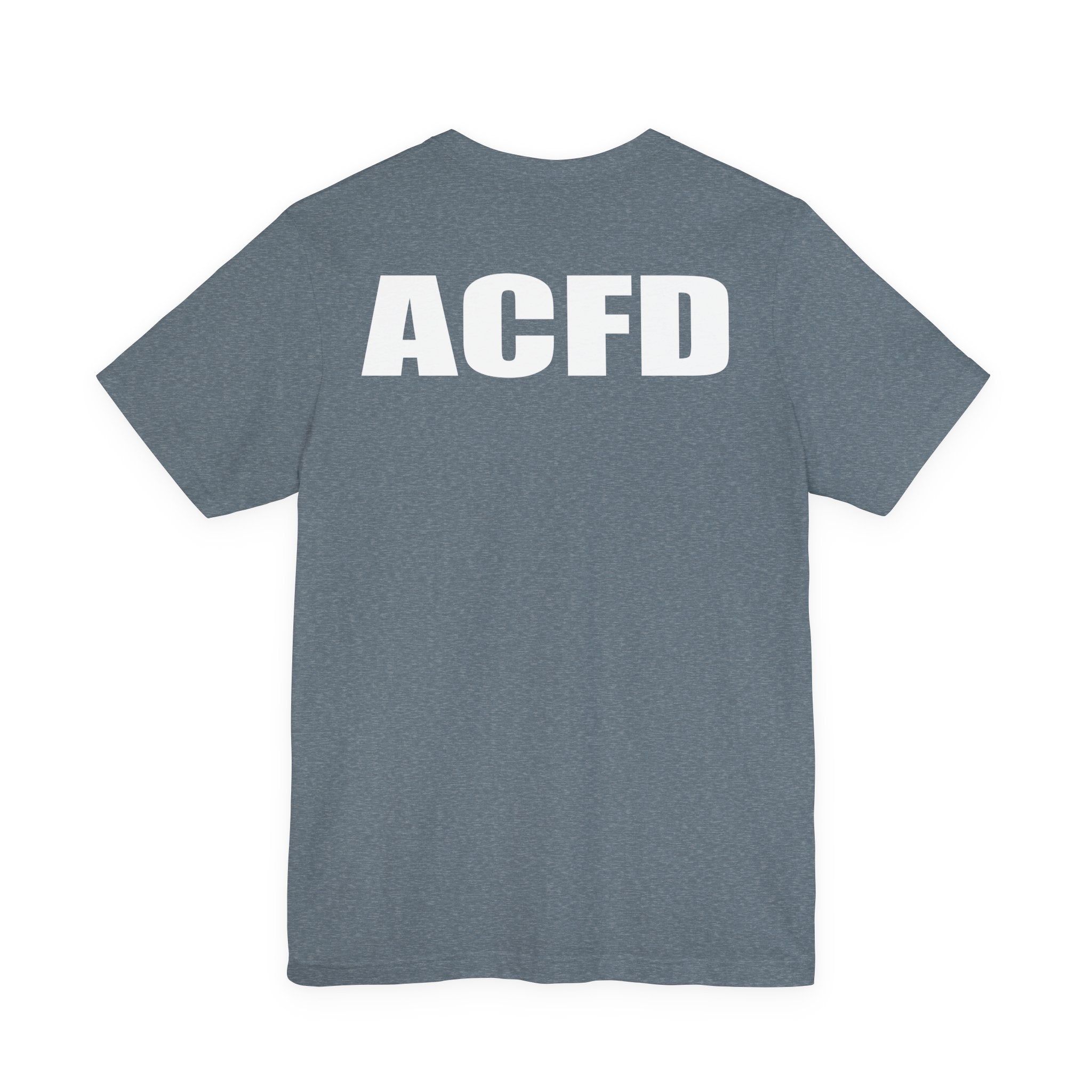 Station 3 Rhino Logo Firefighter Back - Bella+Canvas Soft Unisex Tee-