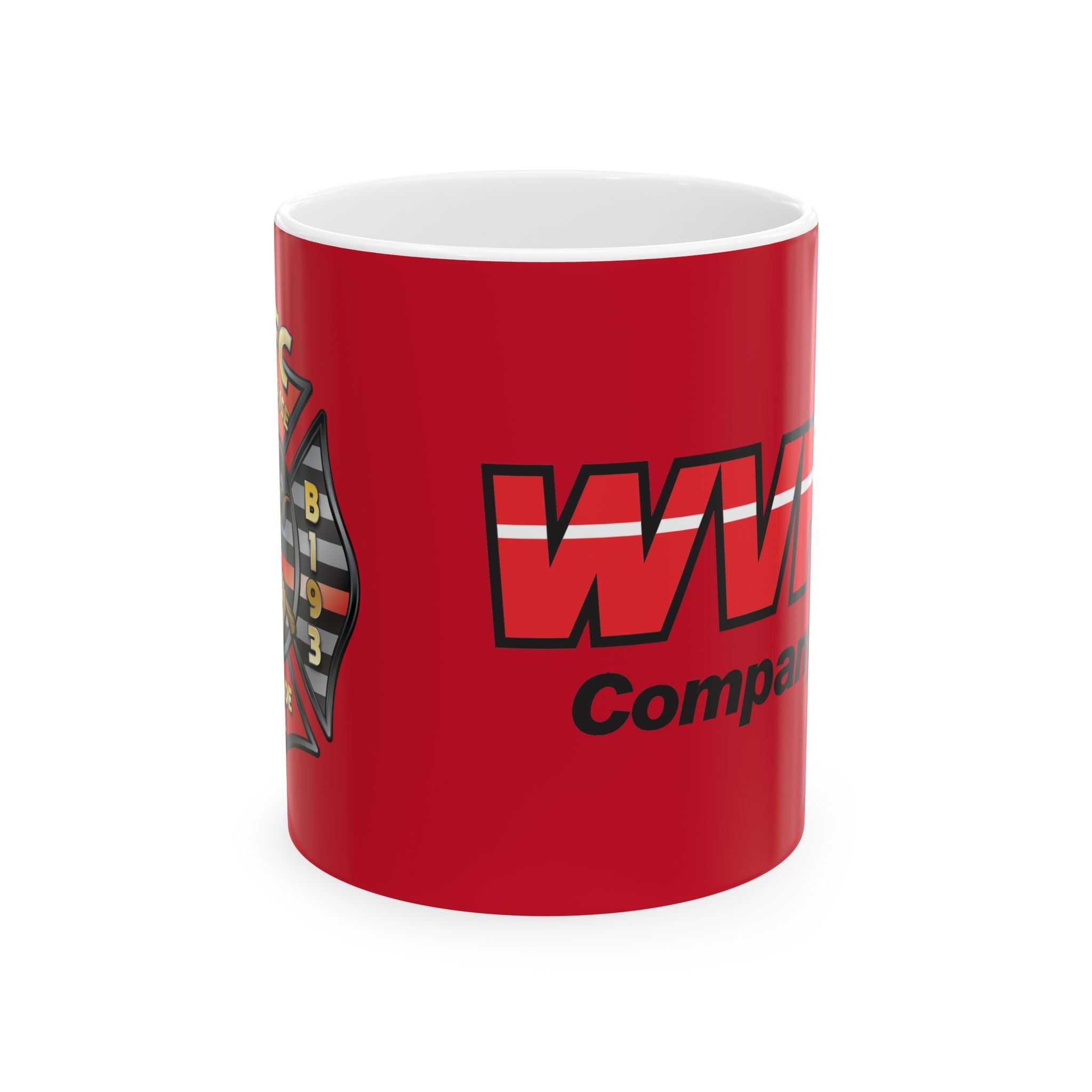 WVFC Goat Logo 1 version 1 blk - Ceramic Mug, (11oz)