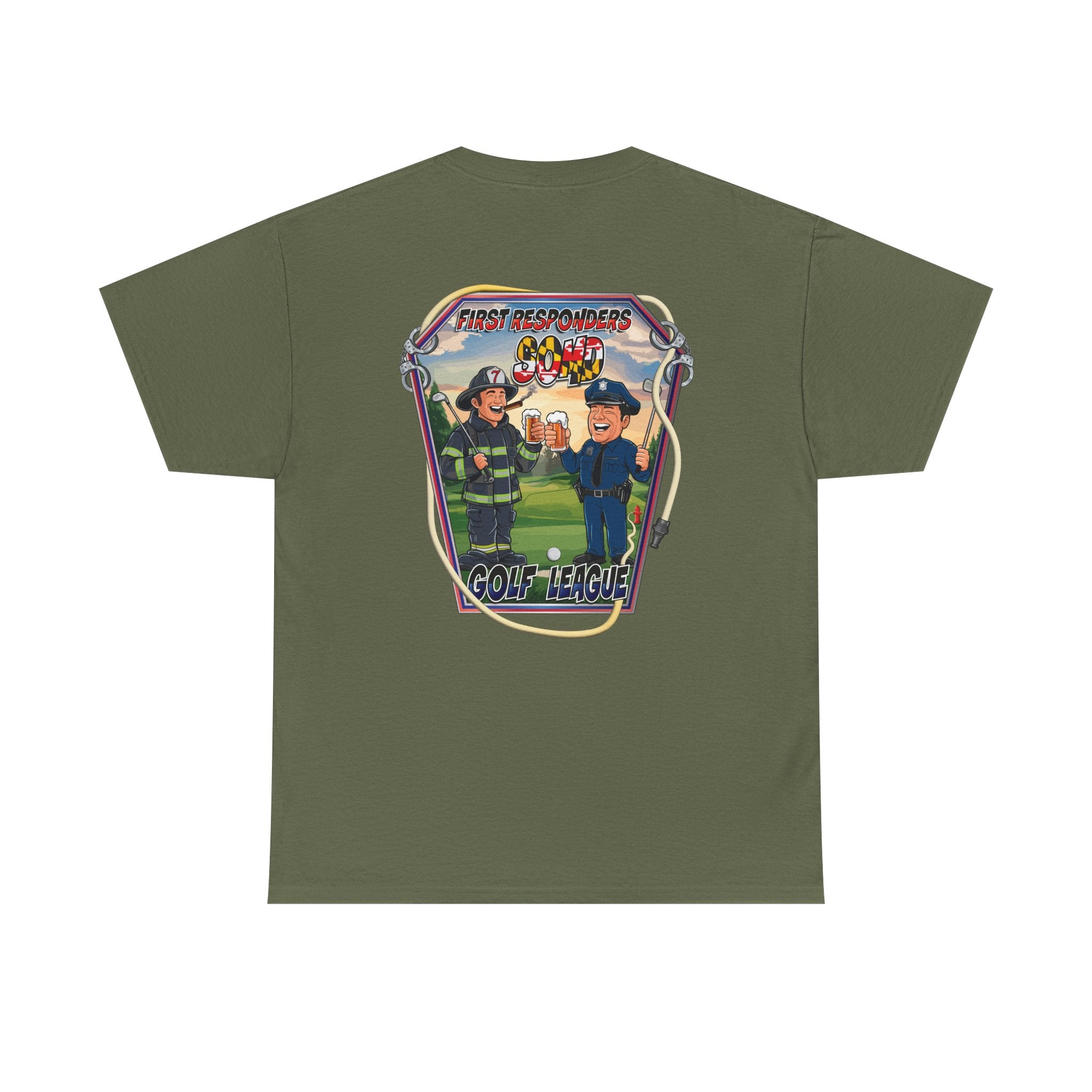 SOMD First Responder Golf - Heavy Cotton Tee