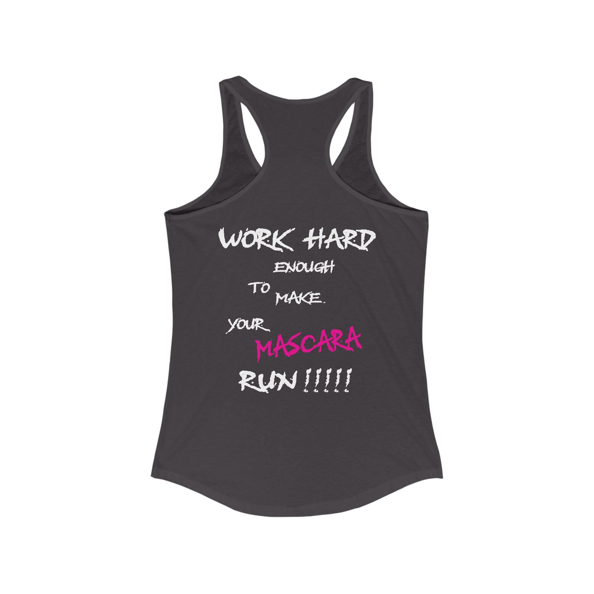 HH Cycle Work Hard Logo Dark Colors - Women's Ideal Racerback Tank