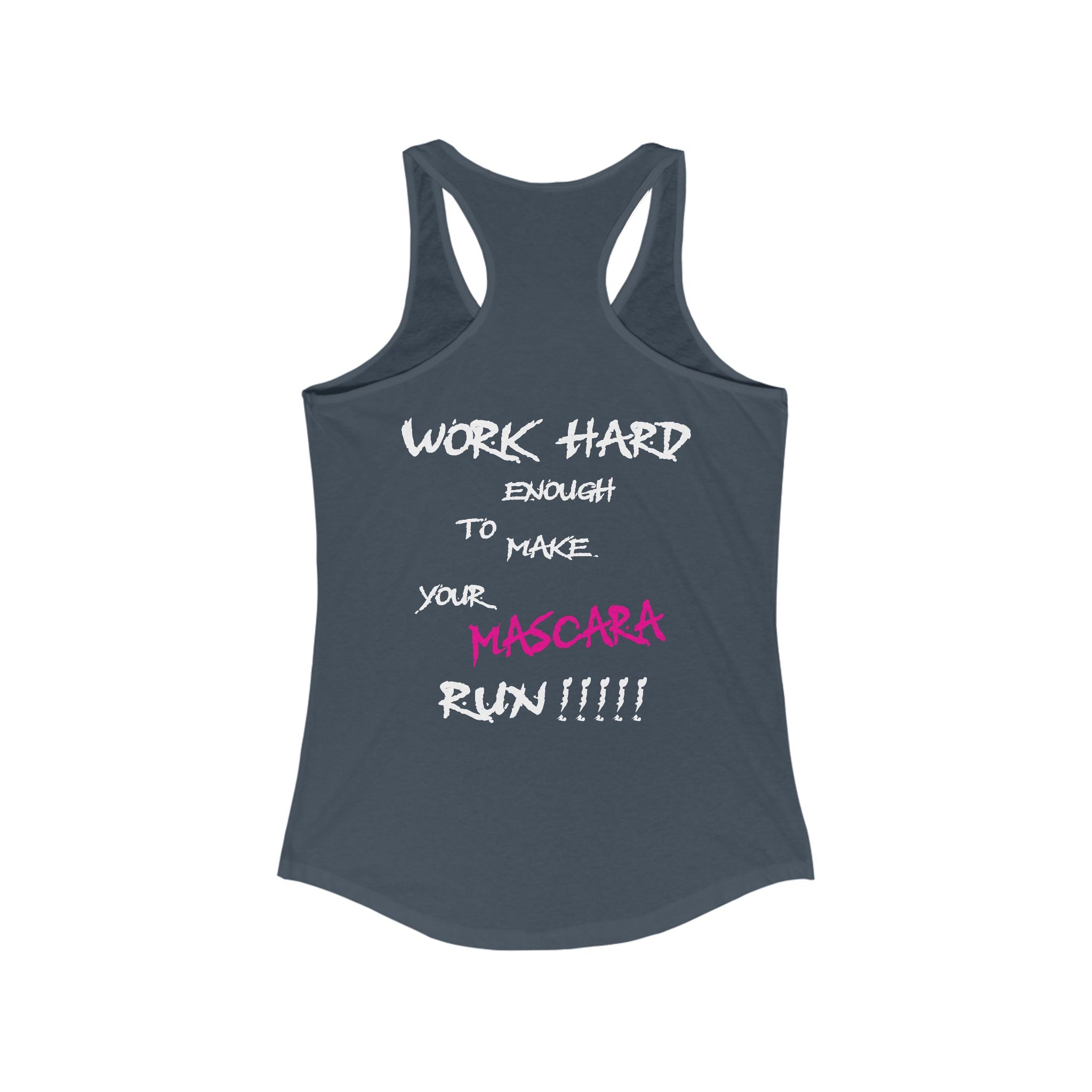HH Cycle Work Hard Logo Dark Colors - Women's Ideal Racerback Tank