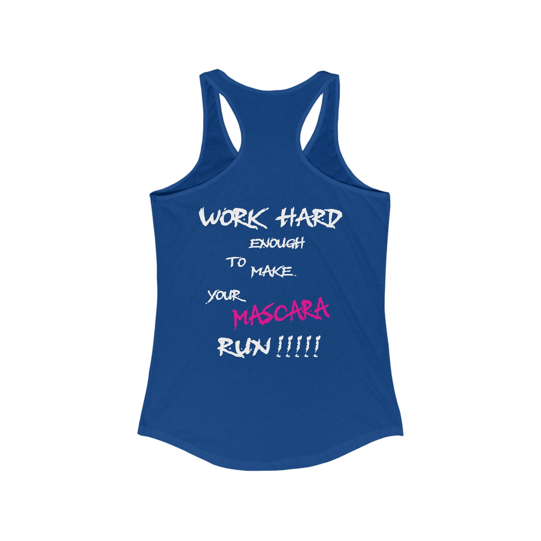HH Cycle Work Hard Logo Dark Colors - Women's Ideal Racerback Tank