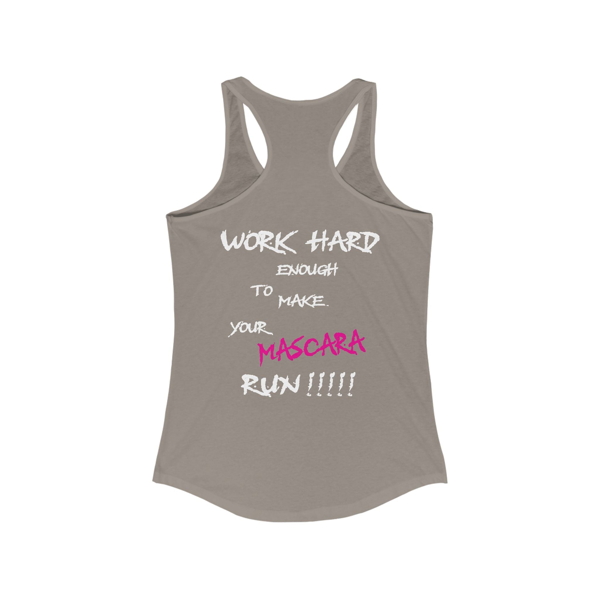 HH Cycle Work Hard Logo Dark Colors - Women's Ideal Racerback Tank