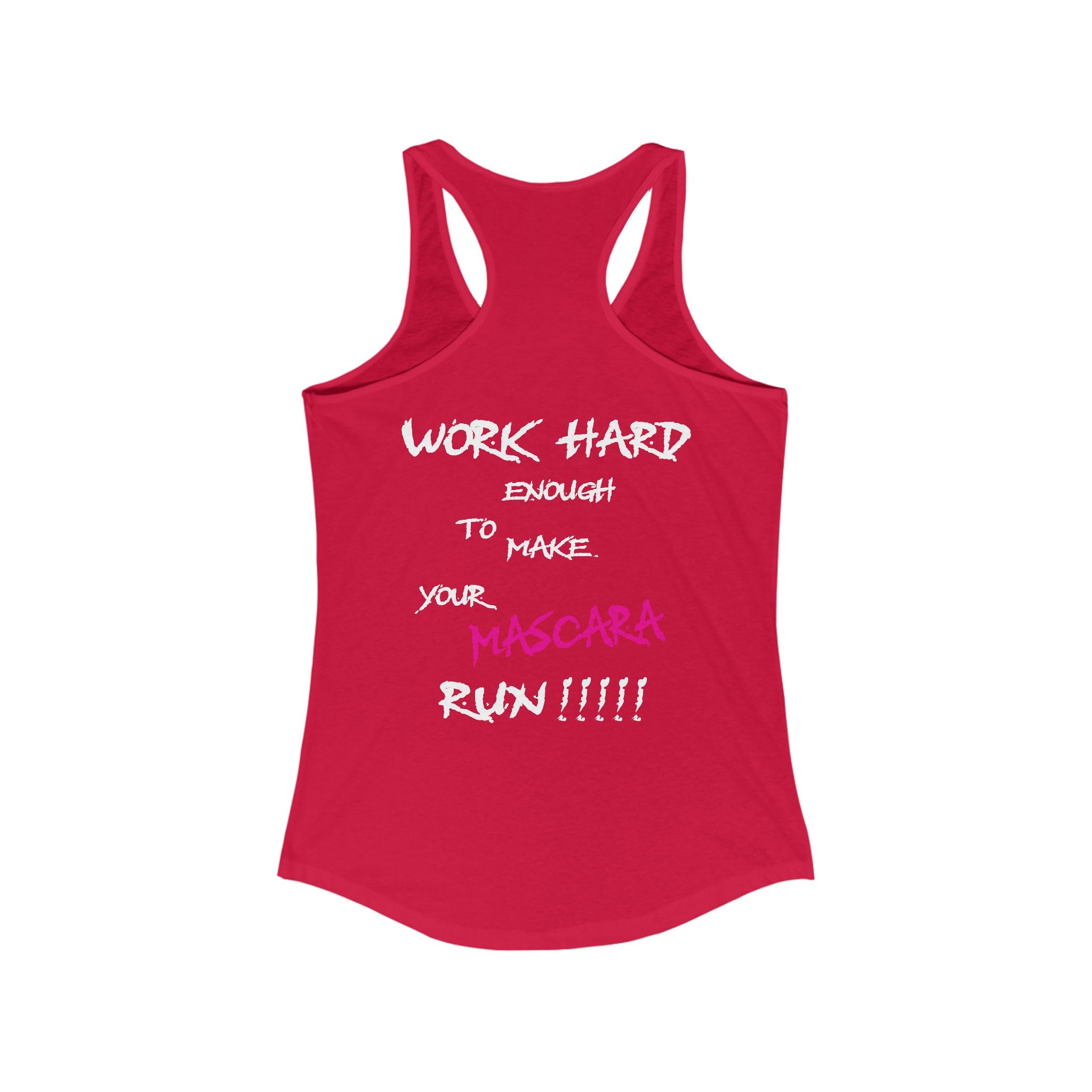 HH Cycle Work Hard Logo Dark Colors - Women's Ideal Racerback Tank
