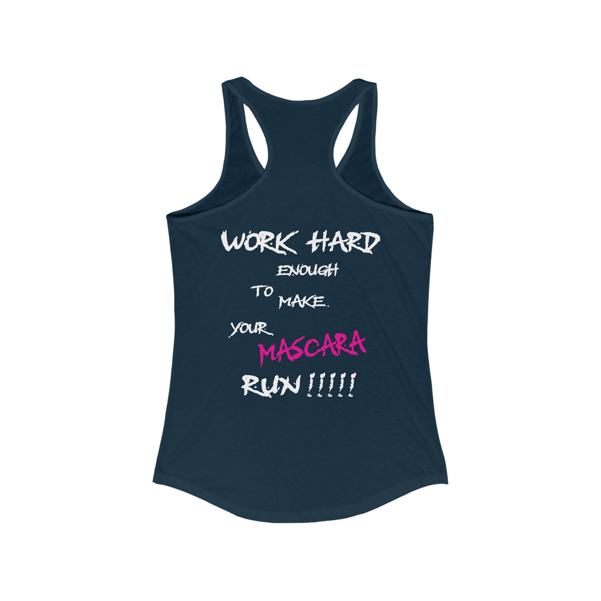 HH Cycle Work Hard Logo Dark Colors - Women's Ideal Racerback Tank