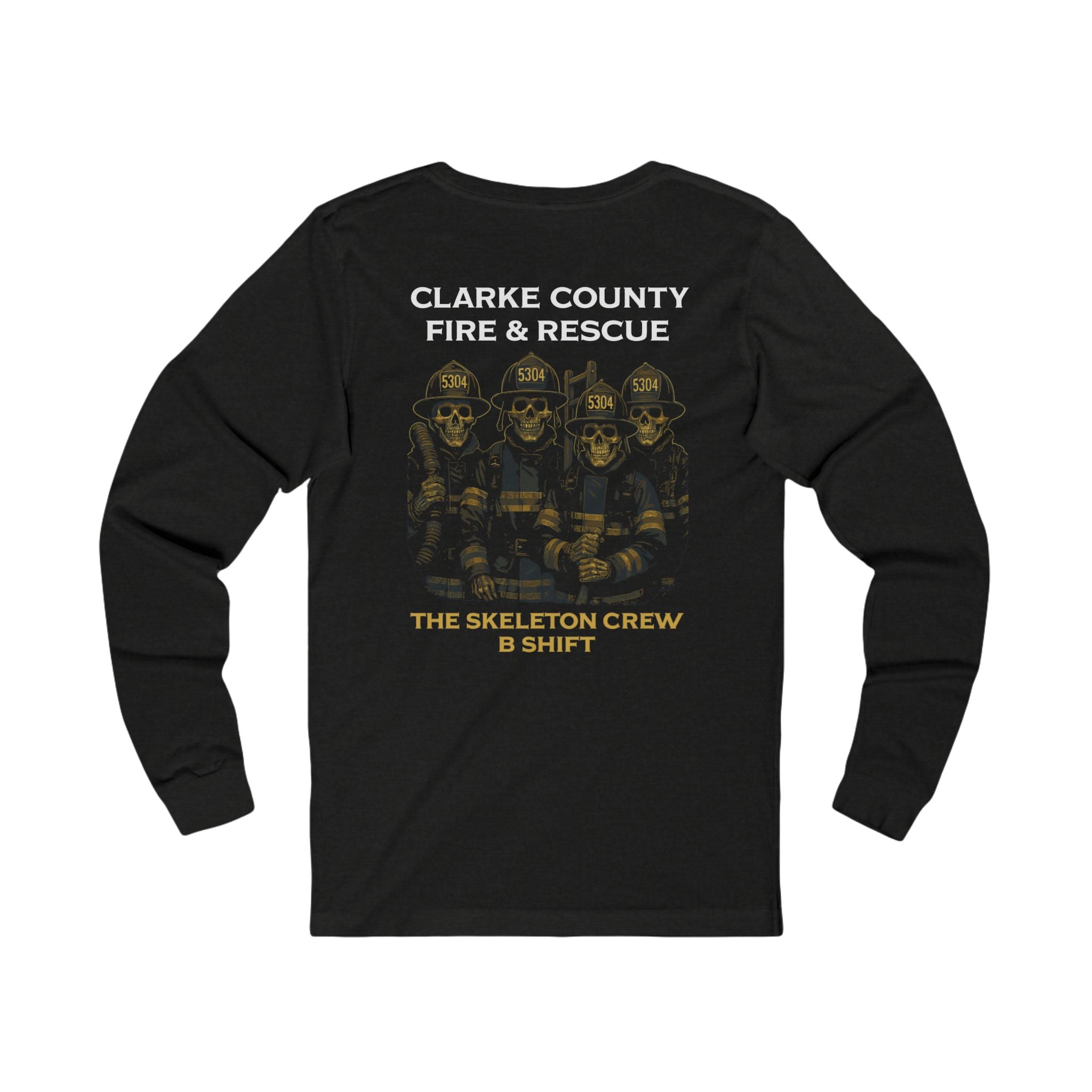 Clarke County B Shift version 1 - Bella-Canvas Soft Jersey Cotton Long Sleeve Tee