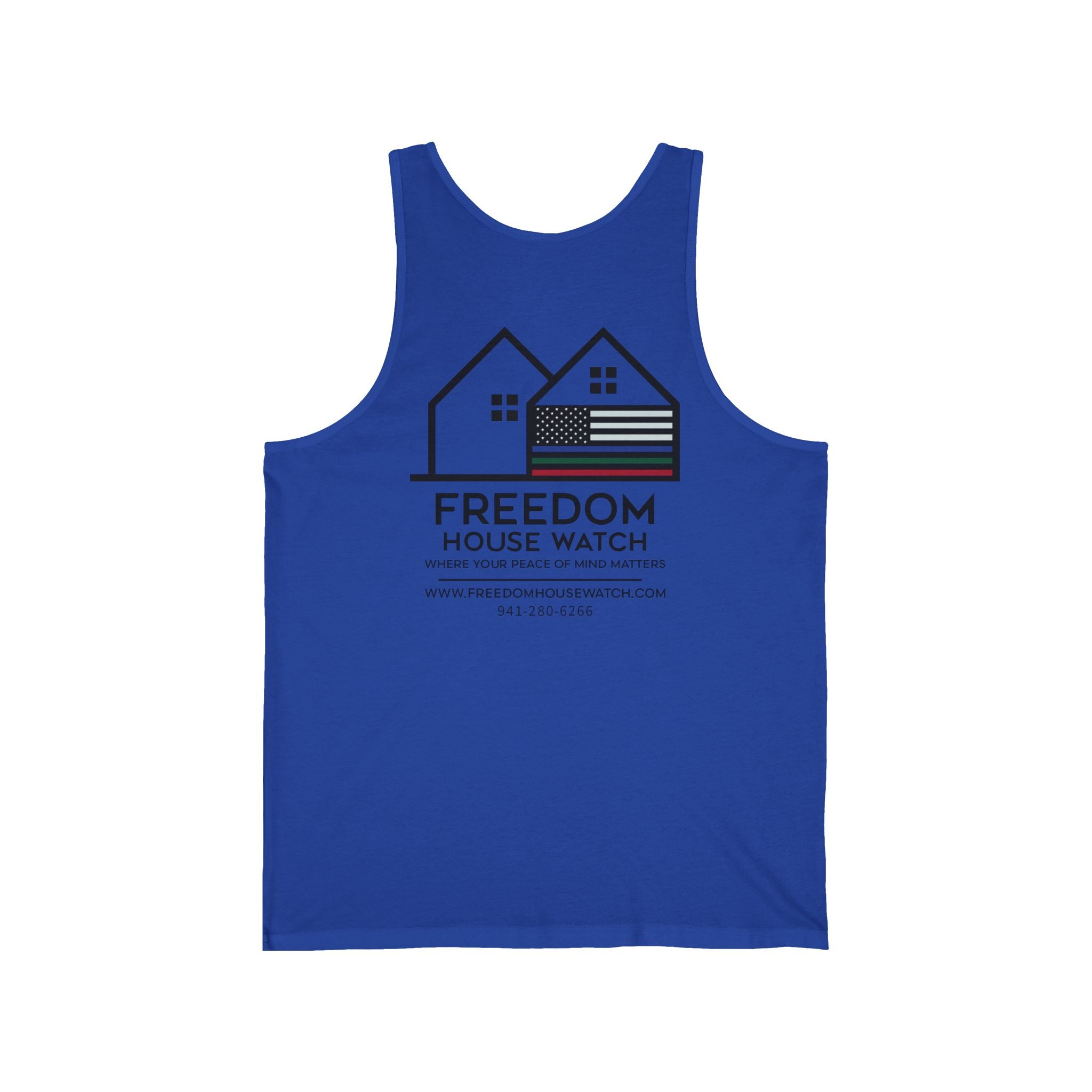 Freedom Hous Watch - Bella Canva Unisex Jersey Tank