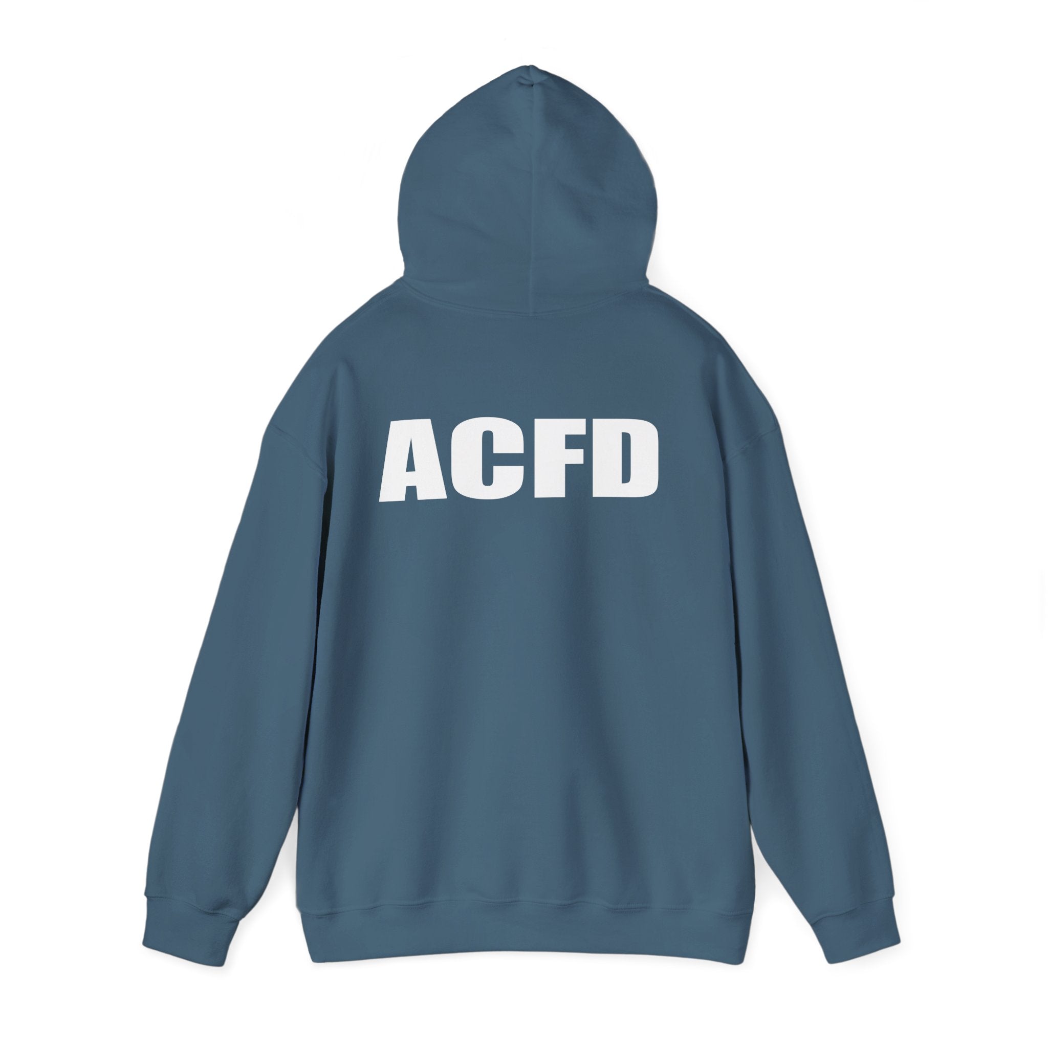 Arlington Station 3 Rhino Front/ACFD FF Back - Gildan Heavy Blend™ Hooded Sweatshirt