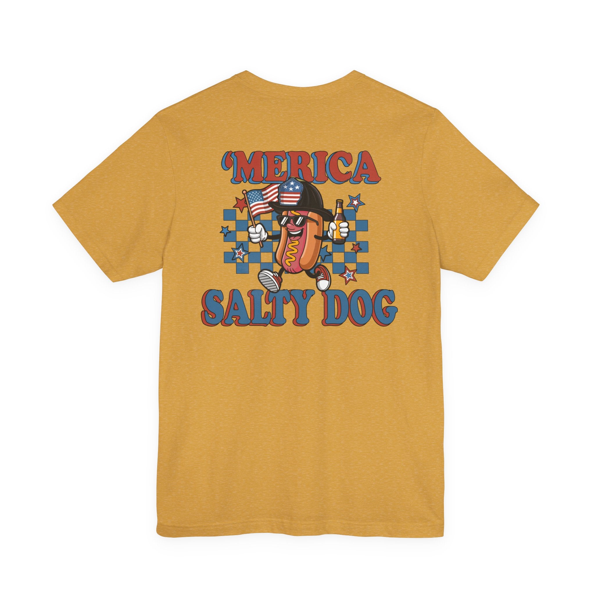 Salty Dog 'Merica Shirt - Bella-Canva Soft Jersey Short Sleeve Tee