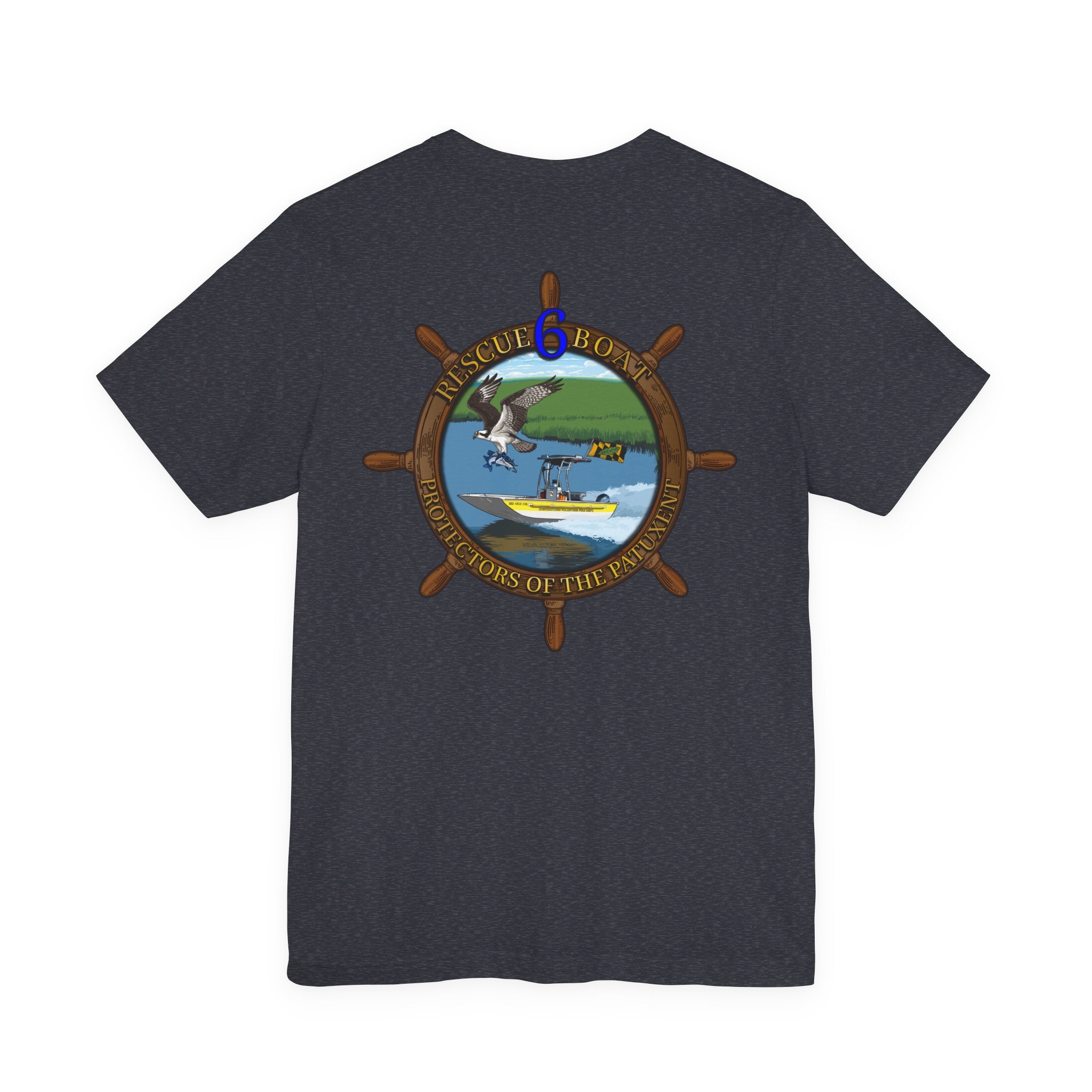Huntingtown Vol. Fire Boat 6 - Bella+Canvas Soft Unisex Tee