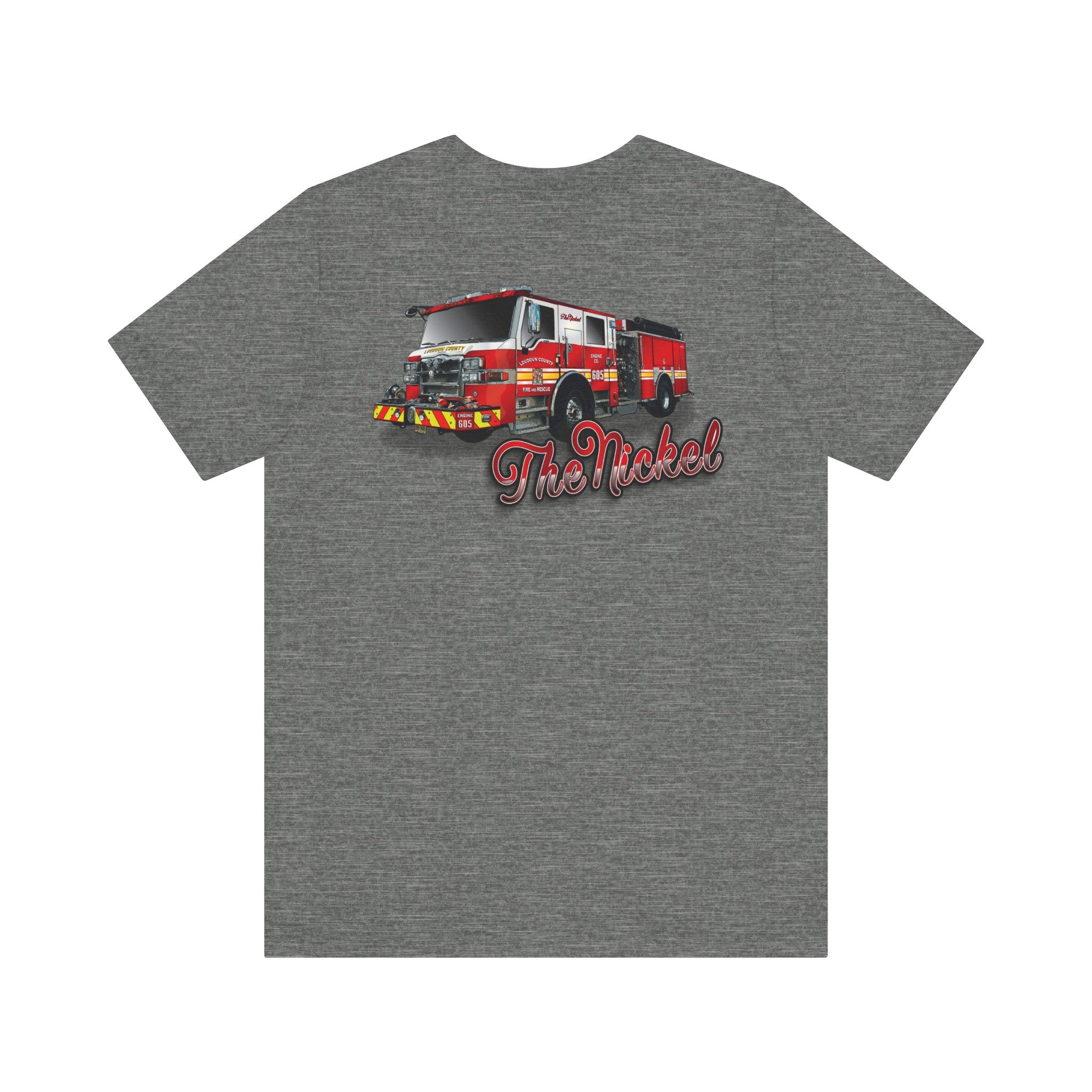 (Bigger Chest logo) LCFR Hamilton Station 5 version 4 Nickel Back- Bella+Canvas Soft Unisex Tee
