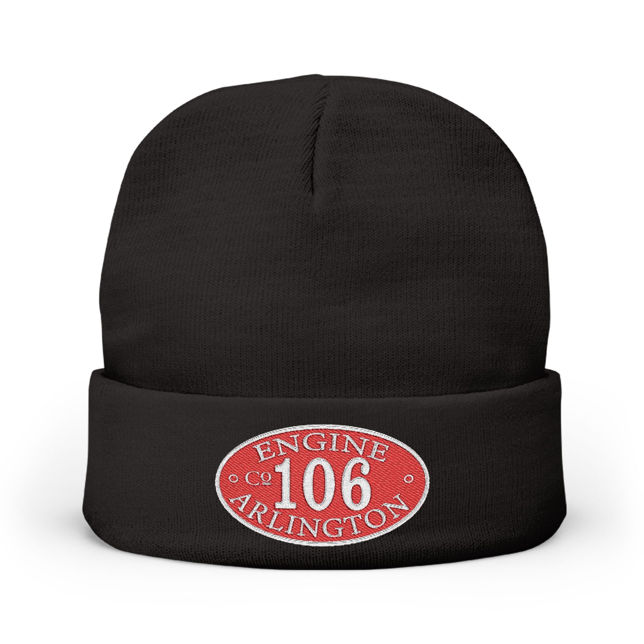 Arlington Engine 6 - Knit Beanie (Embroidery)